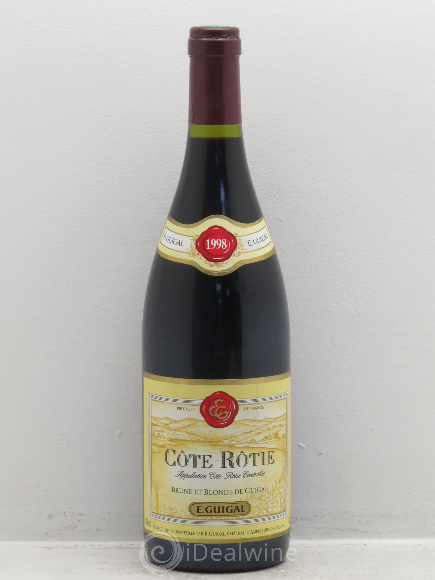 Côte-Rôtie Côtes Brune et Blonde Guigal 1998 - Lot de 1 bouteille - 0