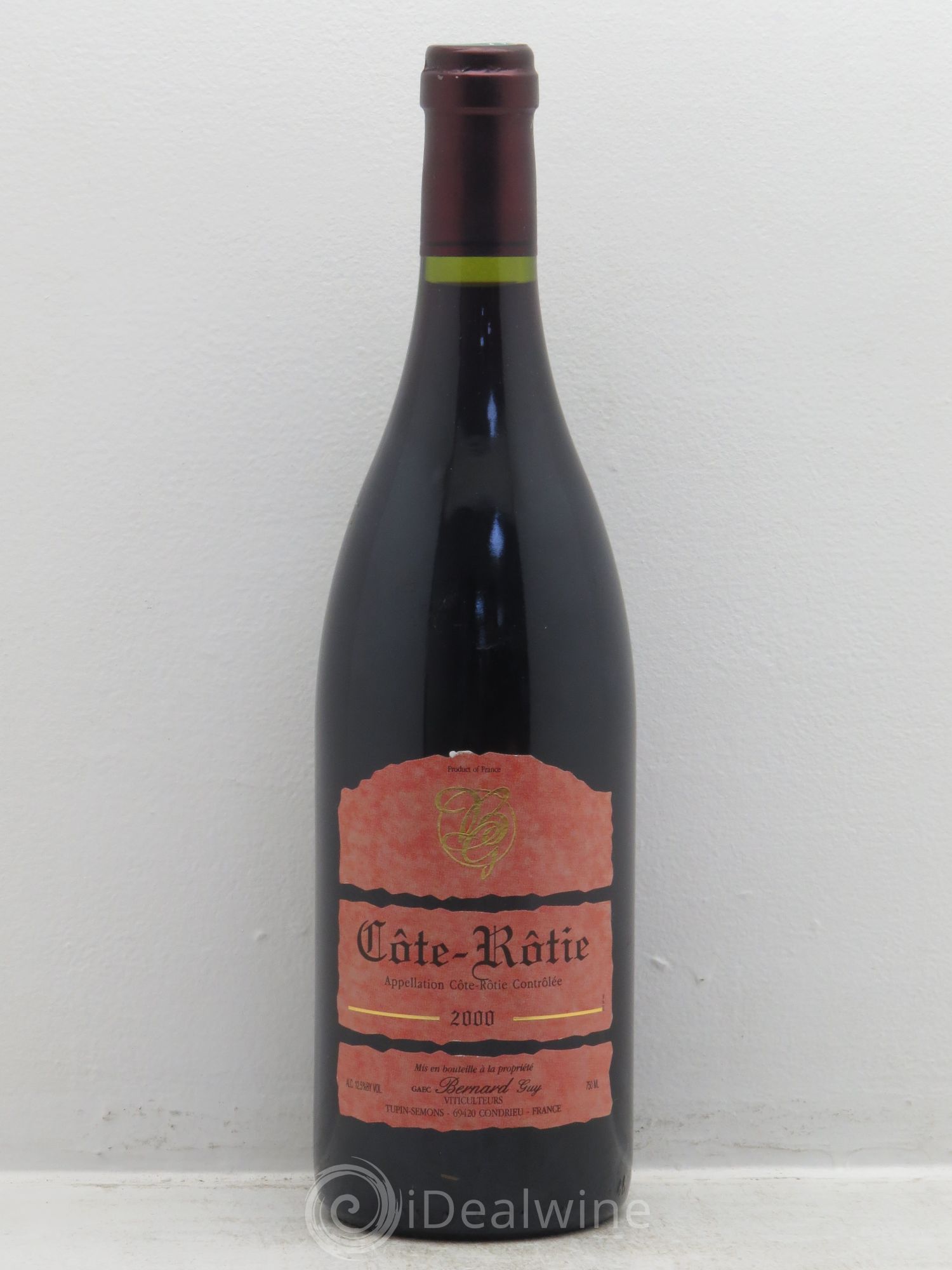 Côte-Rôtie Bernard Guy 2000 - Posten von 1 Flasche - 0