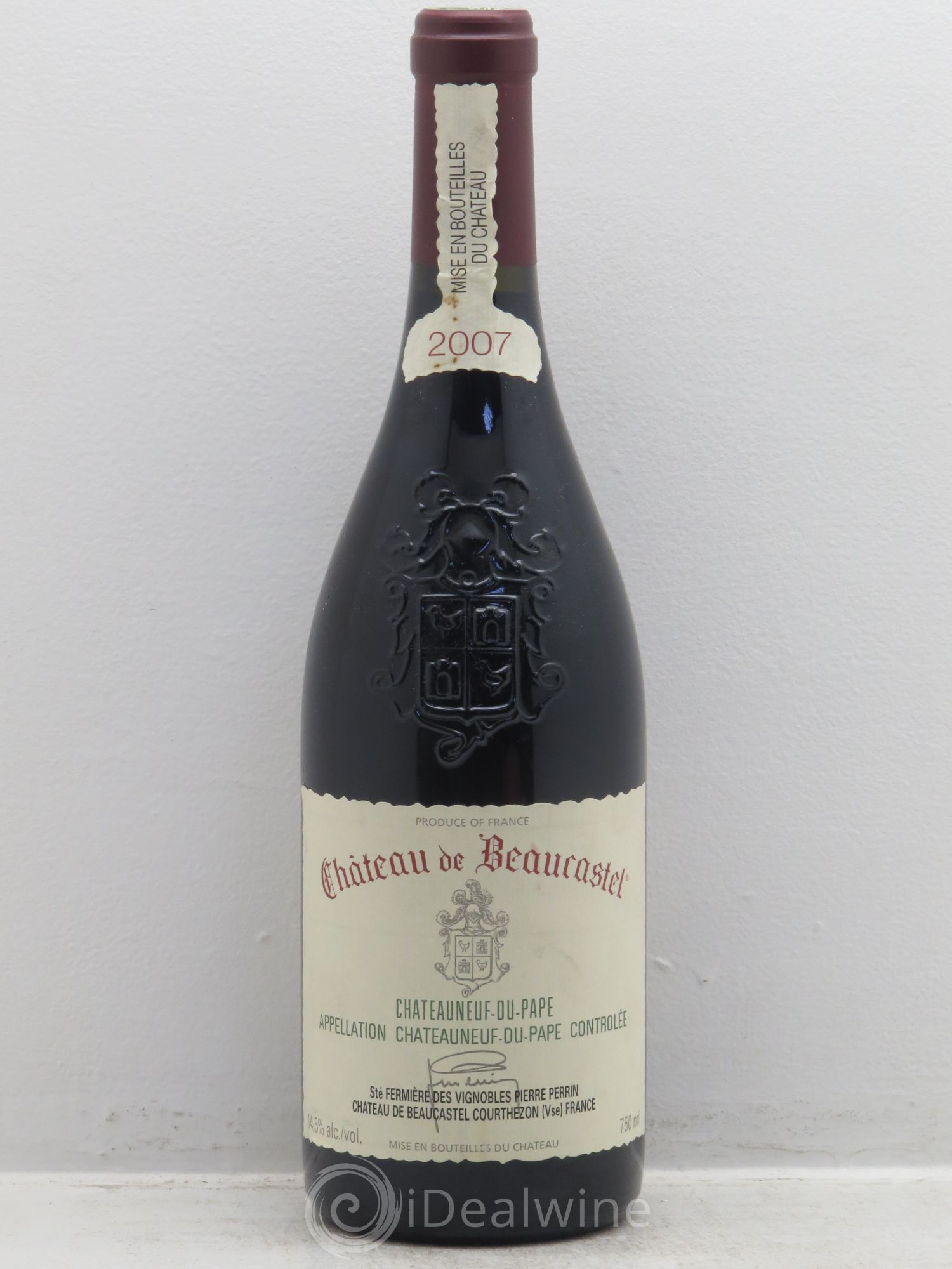 Châteauneuf-du-Pape Château de Beaucastel Famille Perrin 2007 - Lot de 1 bouteille - 0