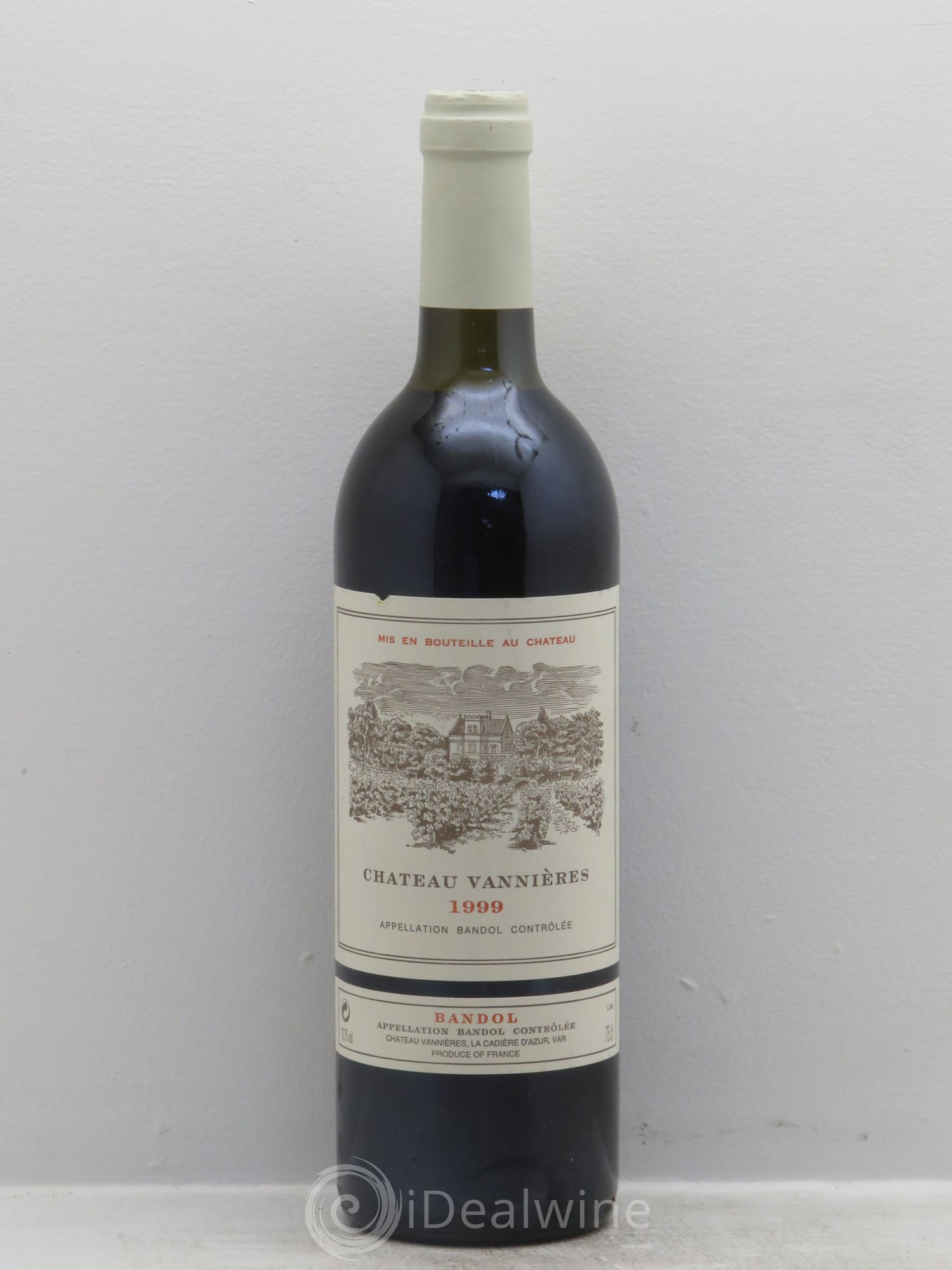 Bandol Château Vannières Éric et Charles-Éric Boisseaux 1999 - Lot de 1 bouteille - 0