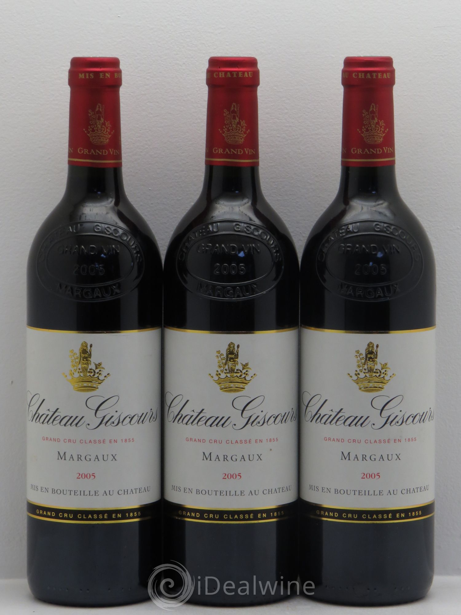Château Giscours 3ème Grand Cru Classé 2005 - Lot de 3 bouteilles - 0