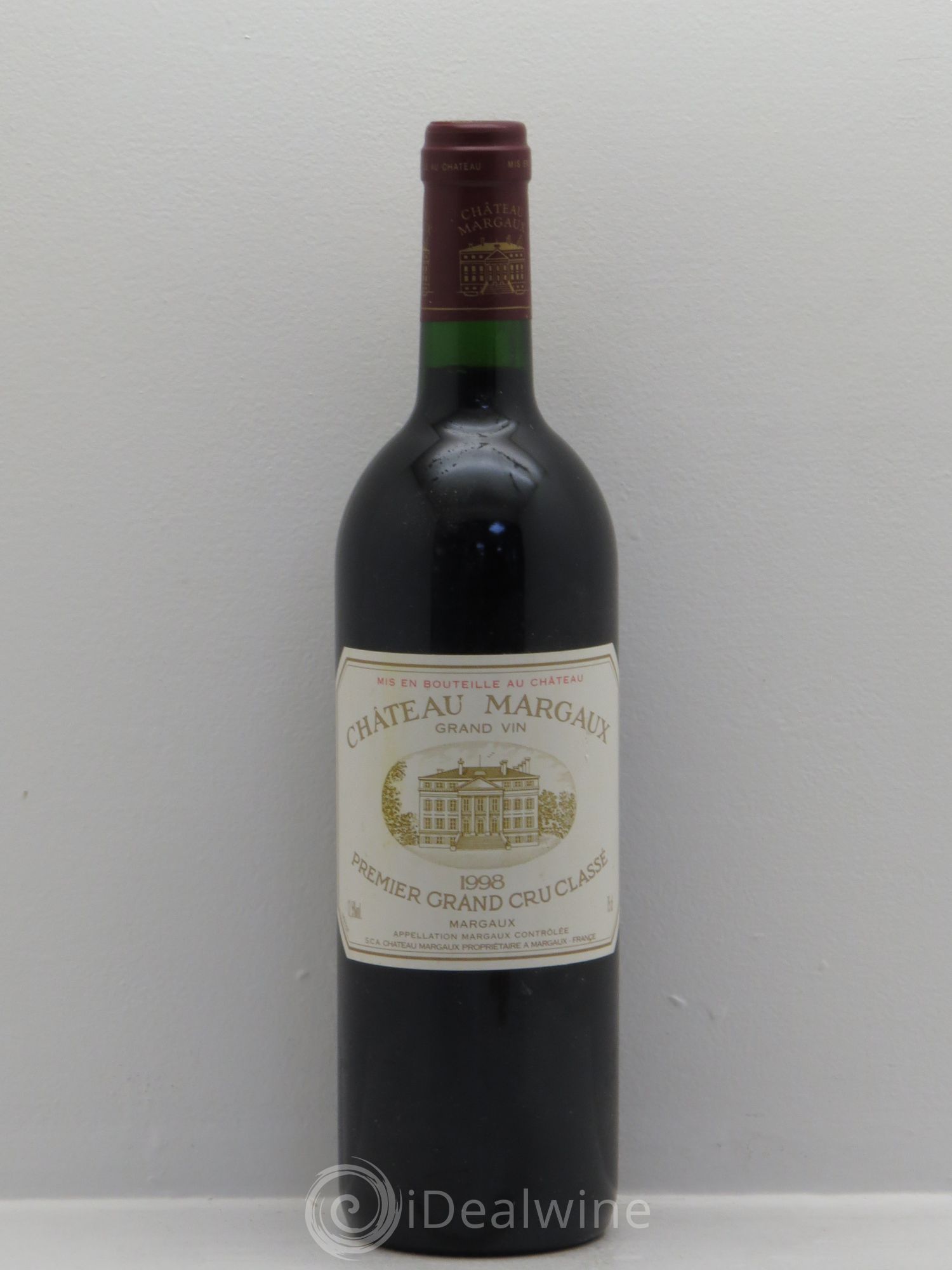 Château Margaux 1er Grand Cru Classé 1998 - Lot de 1 bouteille - 0