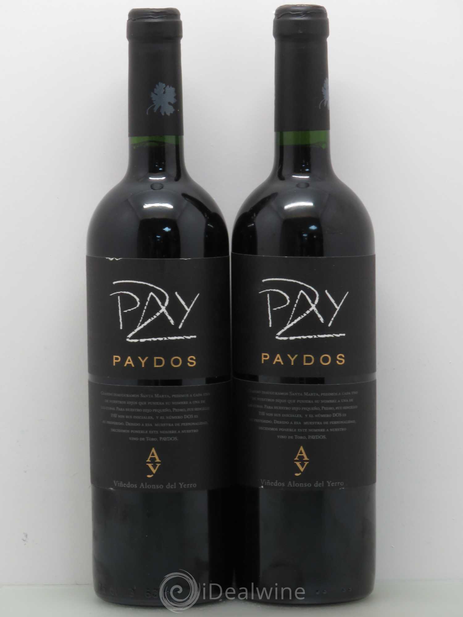 Espagne Paydos crianza vinedos alonso del Yerro Toro 2008 - Posten von 2 Flaschen - 0