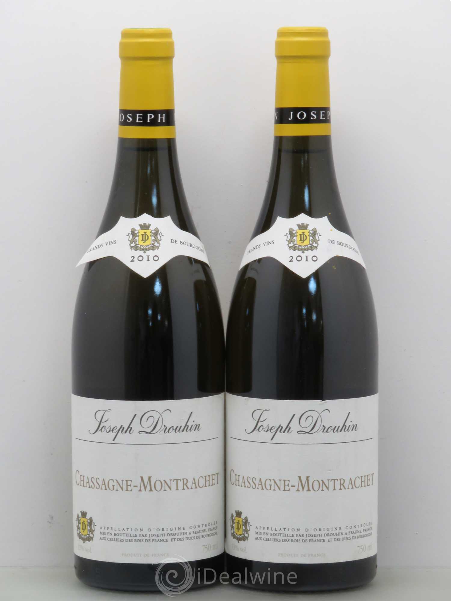 Chassagne-Montrachet Joseph Drouhin 2010 - Lot de 2 bouteilles - 0