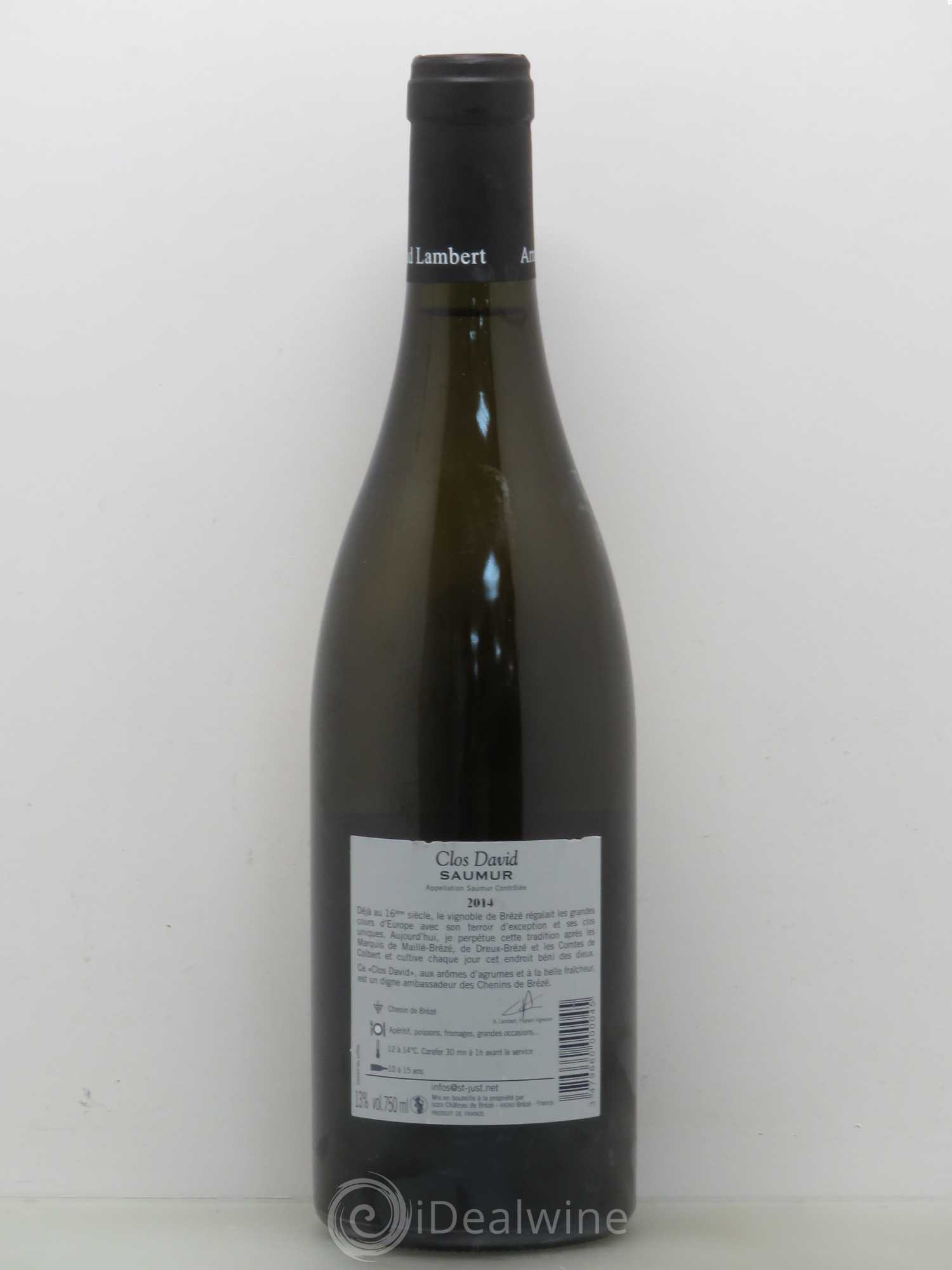 Saumur Clos David Château de Brézé 2014 - Lot de 1 bouteille - 1