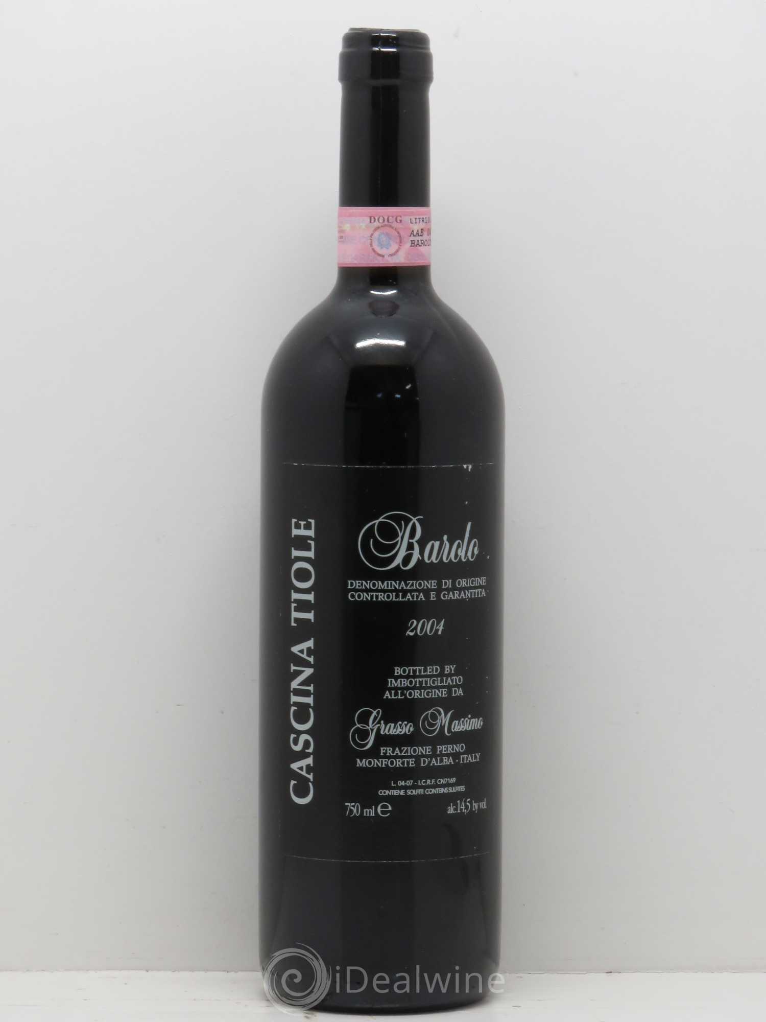 Barolo DOCG Barolo Massimo Grasso Cascina Tiole 2004 - Lotto di 1 bottiglia - 0