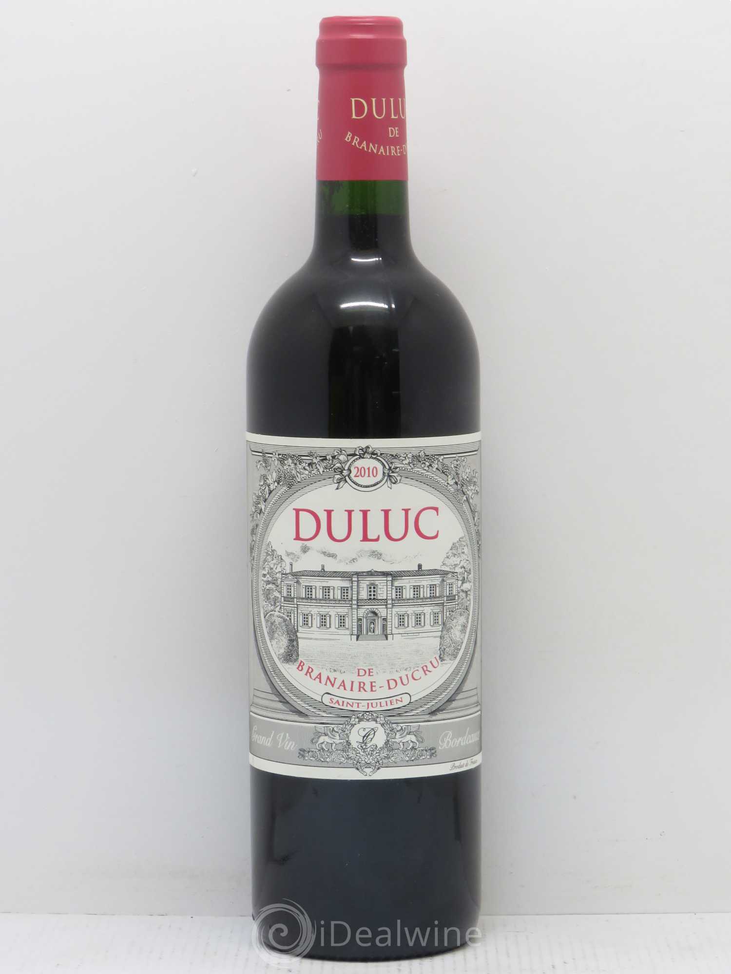 Duluc de Branaire Second Vin 2010 - Lot de 1 bouteille - 0