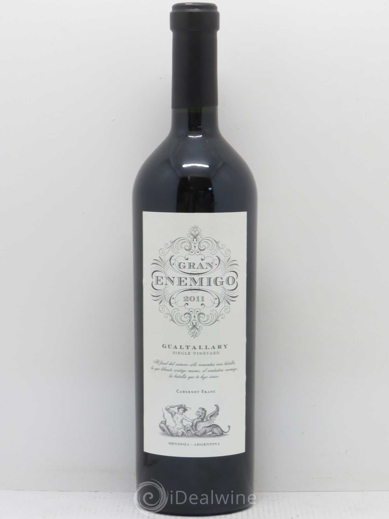 Vins Etrangers Gran Enemigo Gualtallary Single Vineyard Cabernet Franc Bodega Aleanna Argentina 2011 - Lotto di 1 bottiglia - 0