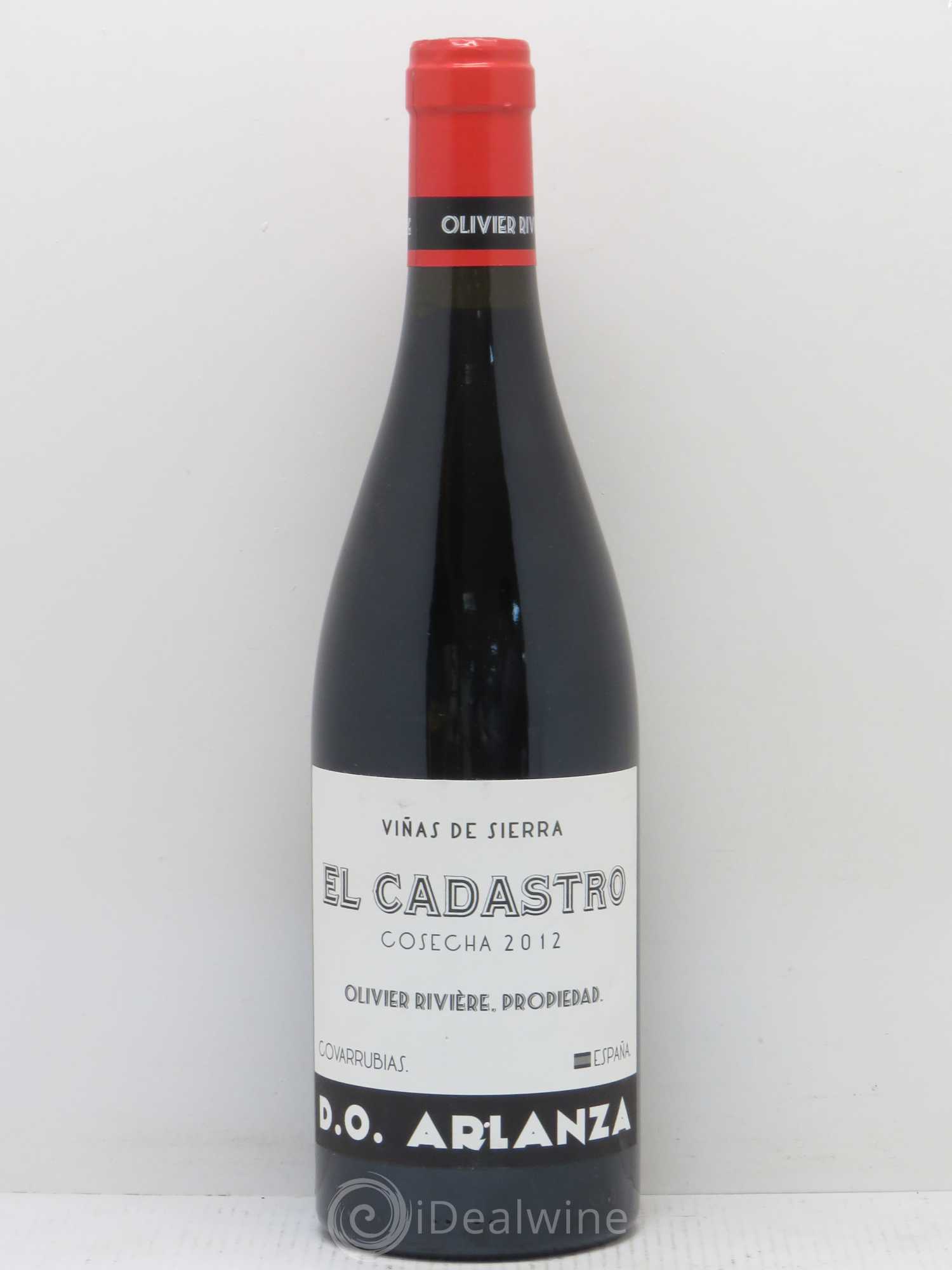 Espagne El Cadastro Arlanza Olivier Riviere 2012 - Posten von 1 Flasche - 0