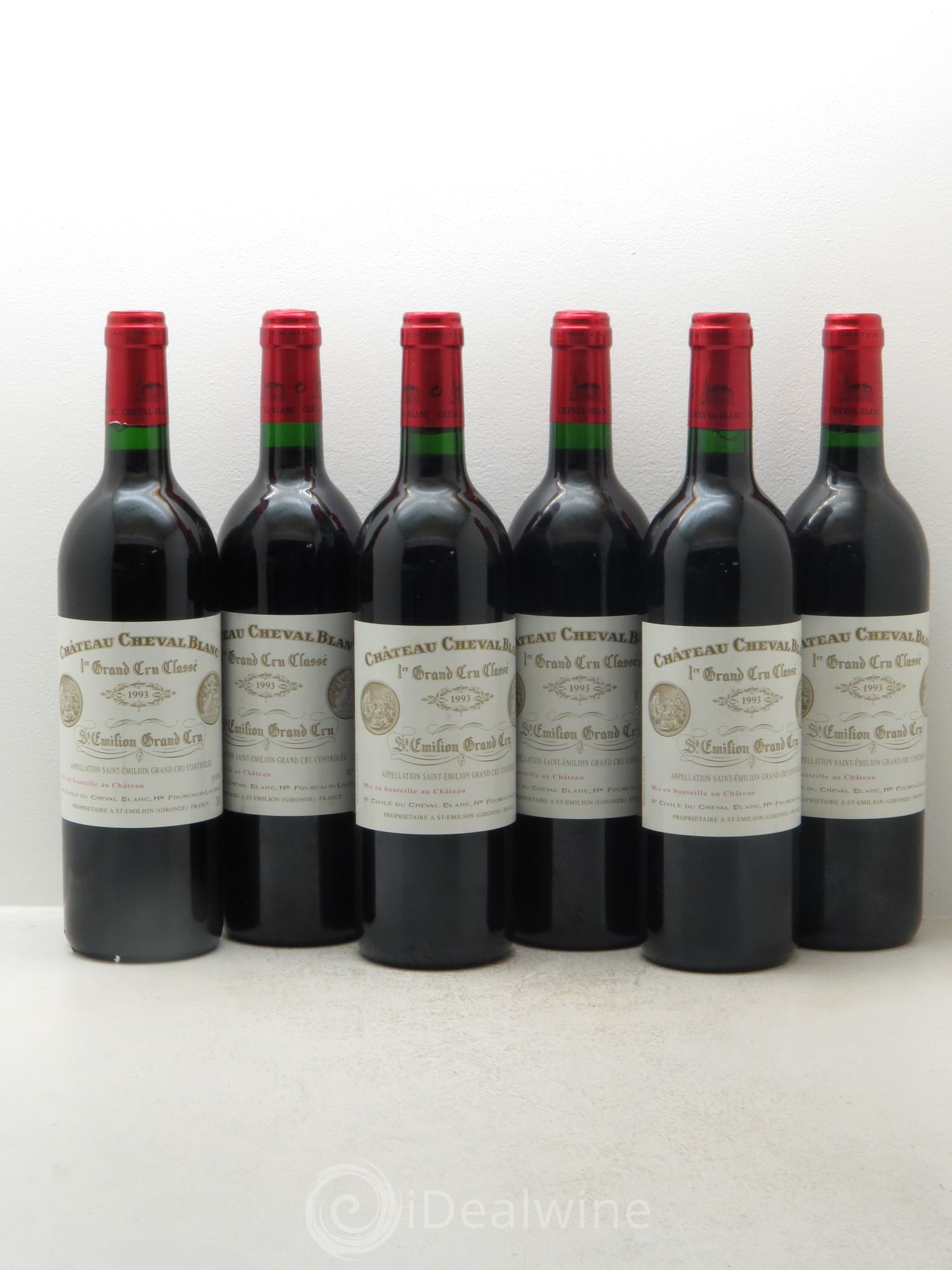 Château Cheval Blanc 1er Grand Cru Classé A 1993 - Lot de 6 bouteilles - 0
