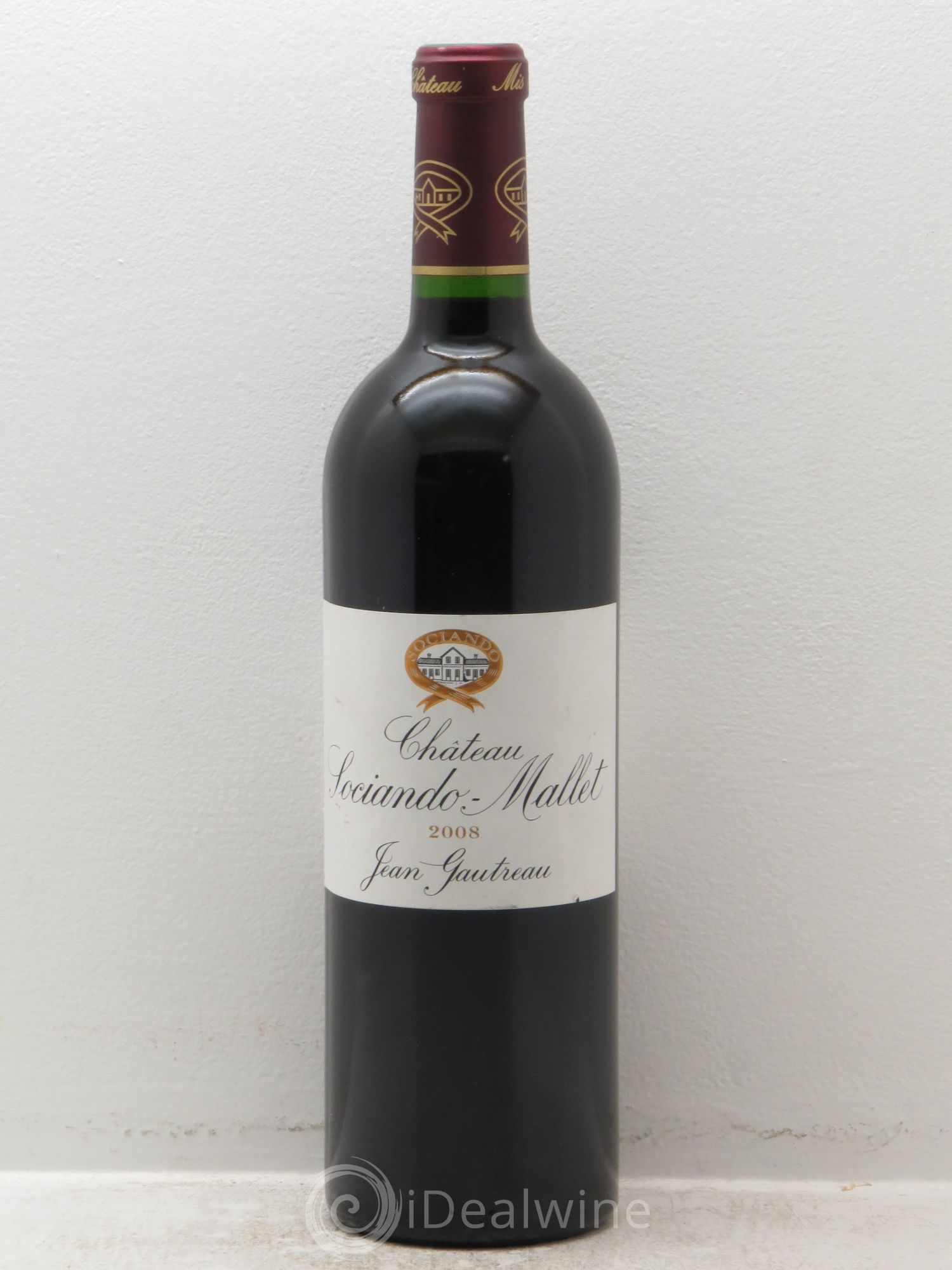Château Sociando Mallet 2008 - Lot de 1 bouteille - 0