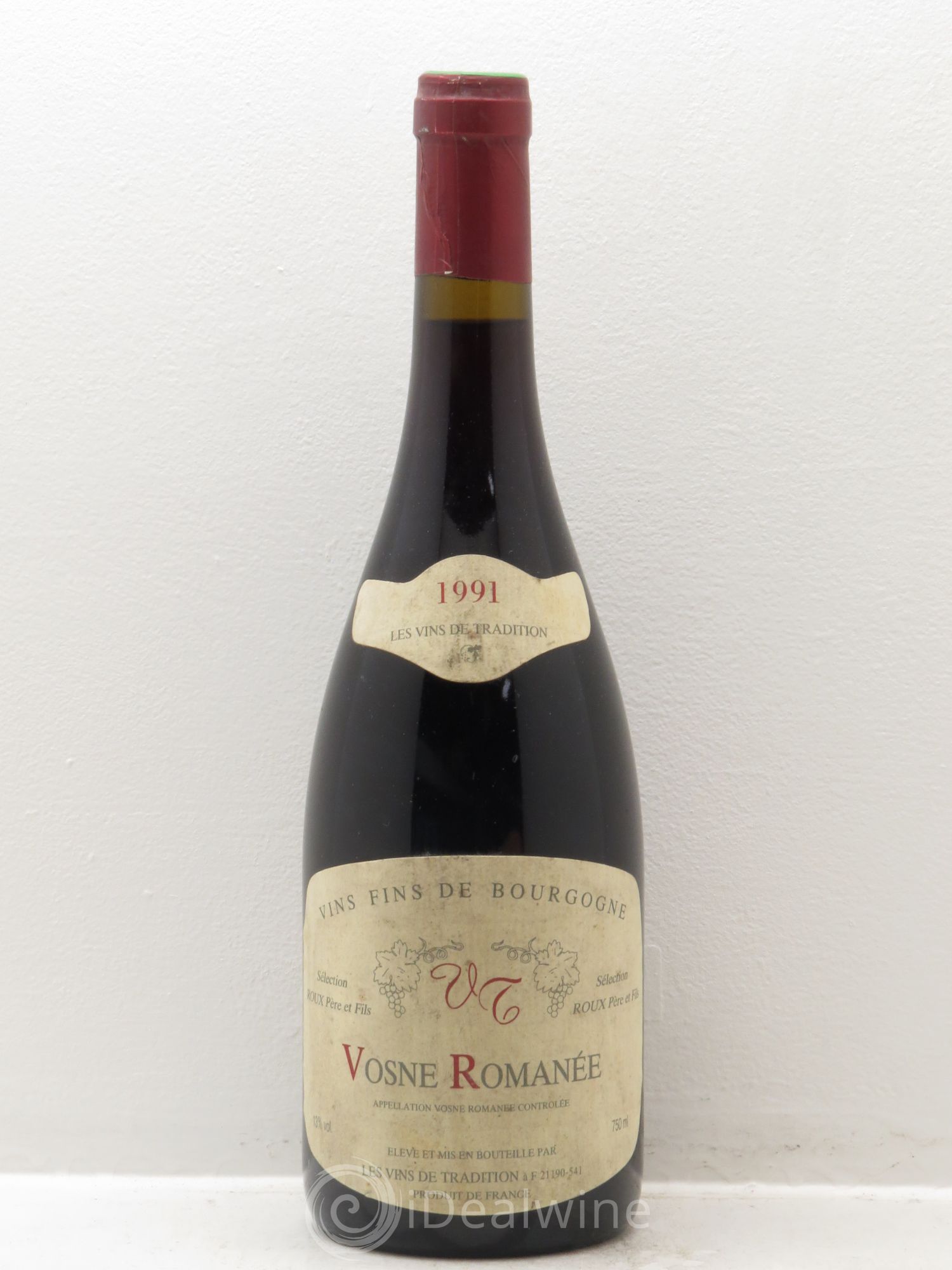 Vosne-Romanée Domaine Roux 1991 - Lot de 1 bouteille - 0