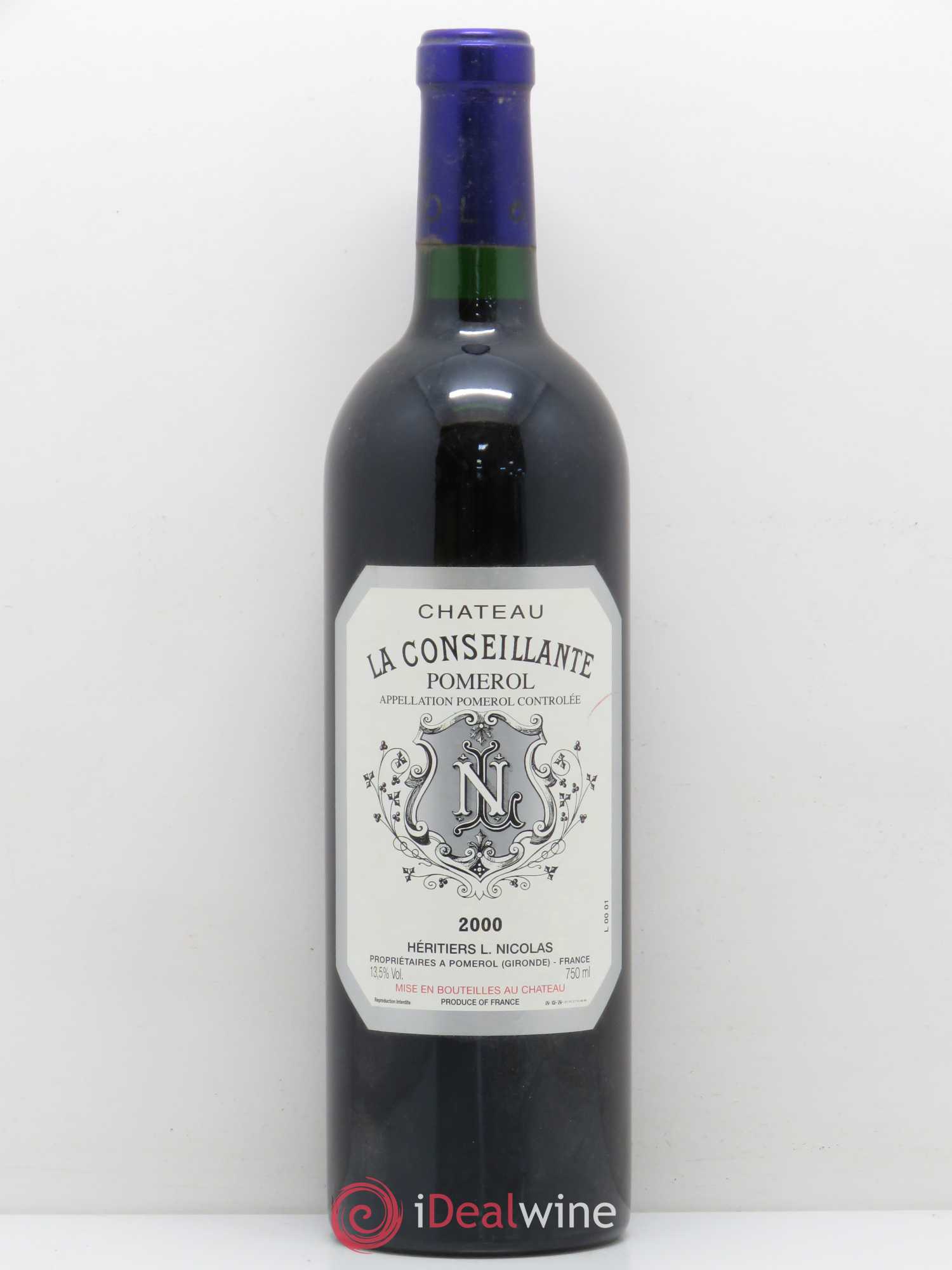 Château la Conseillante 2000 - Lot de 1 bouteille - 0