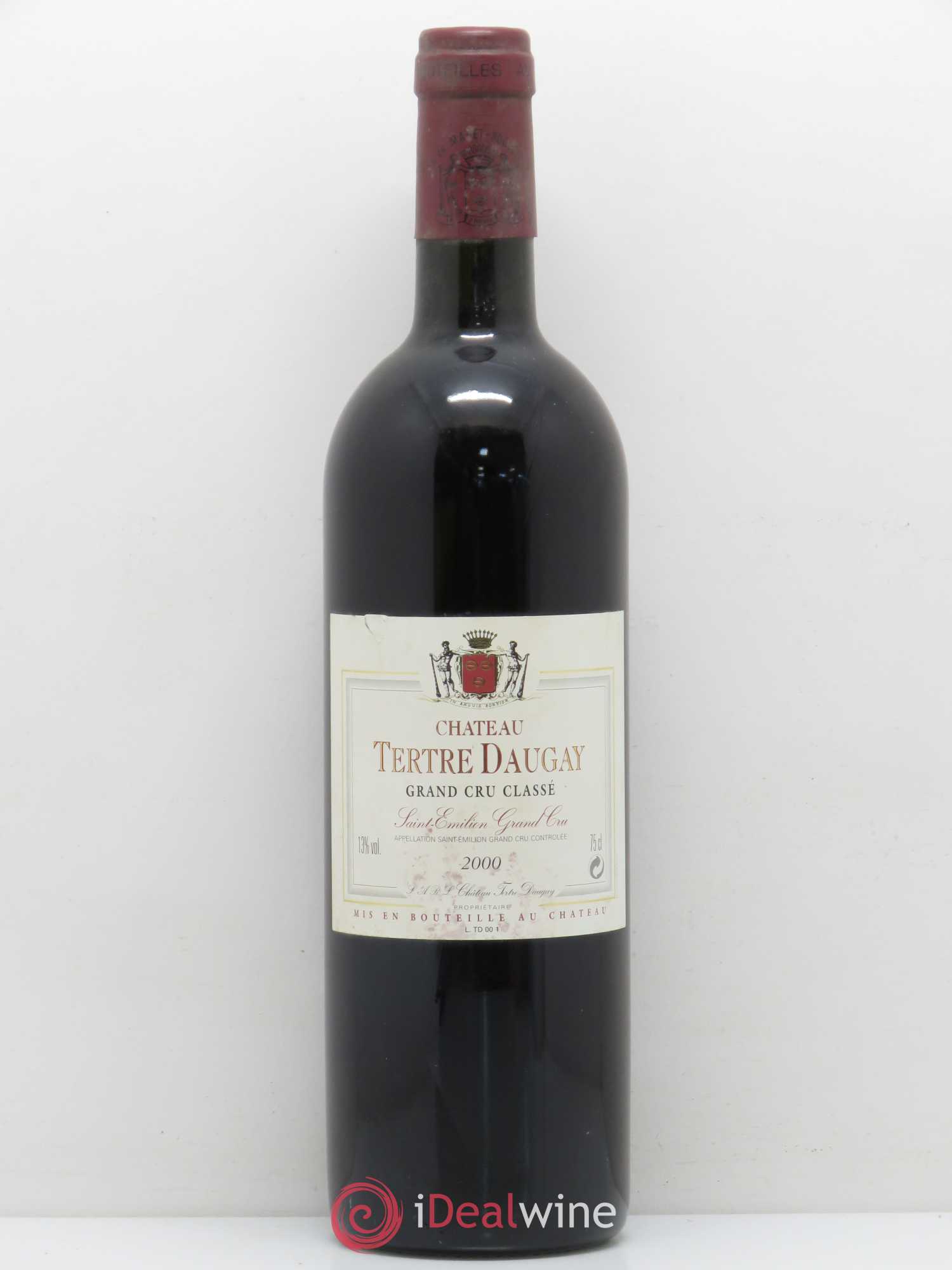 Château Tertre Daugay Grand Cru Classé 2000 - Lot de 1 bouteille - 0