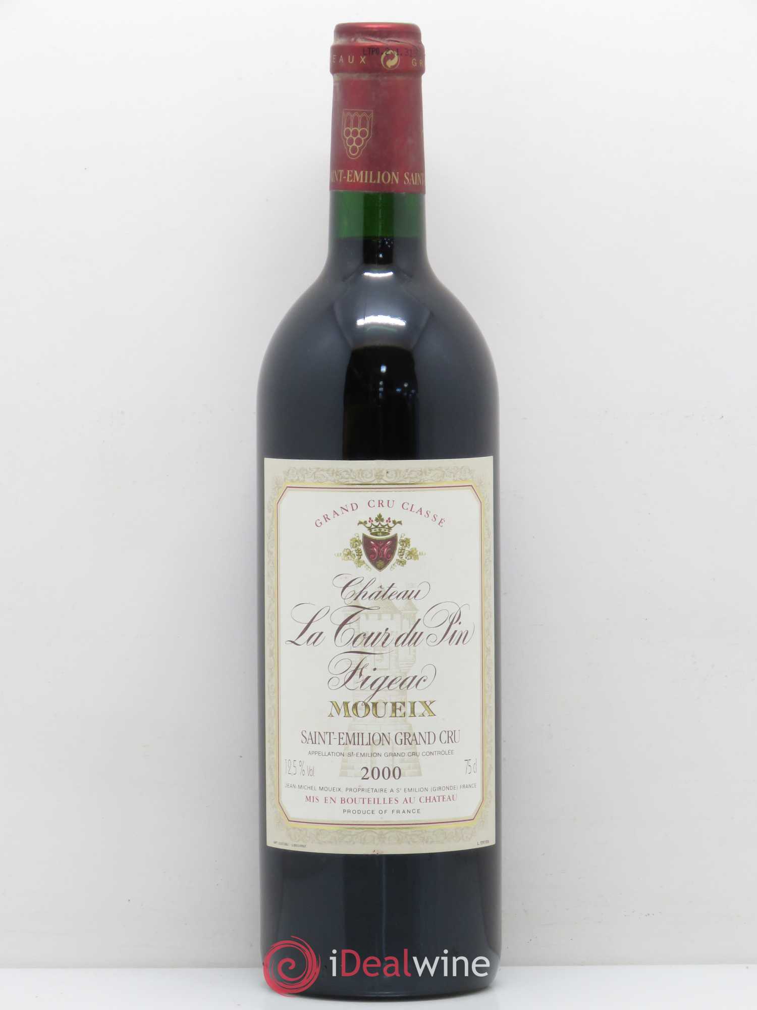 Château la Tour du Pin Figeac 2000 - Lot de 1 bouteille - 0