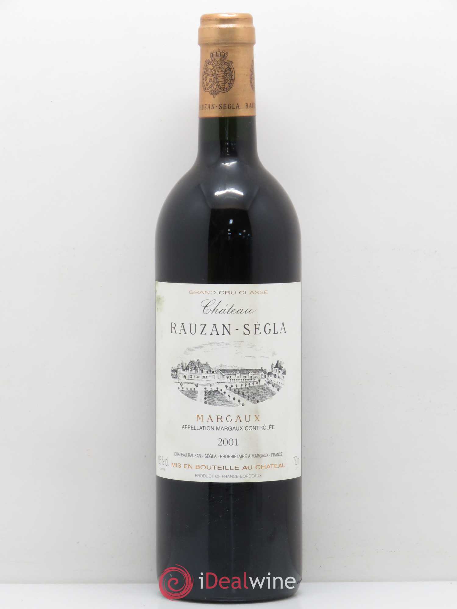 Château Rauzan Ségla Grand Cru Classé 2001 - Lot de 1 bouteille - 0