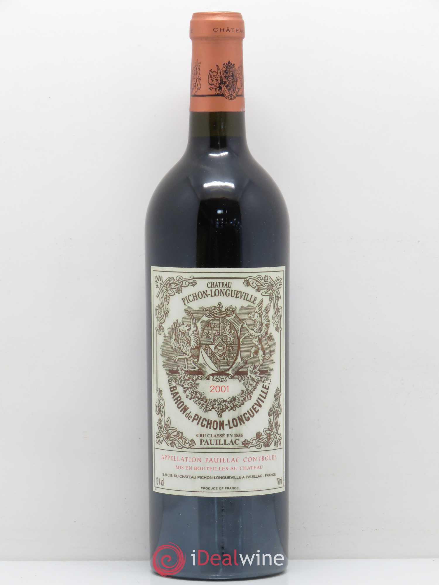 Pichon Longueville Baron 2ème Grand Cru Classé 2001 - Lot de 1 bouteille - 0