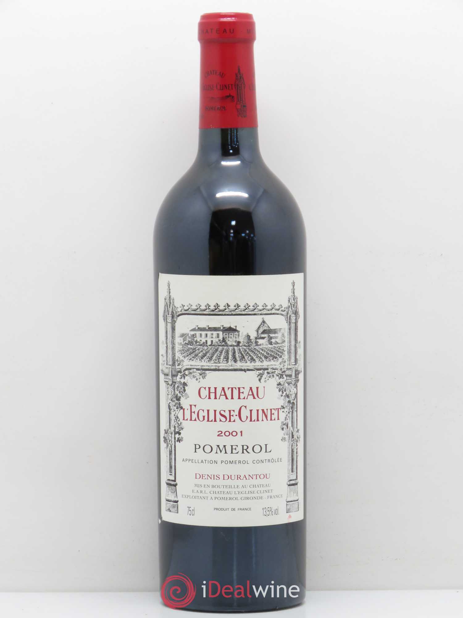Château l' Église Clinet 2001 - Lot de 1 bouteille - 0