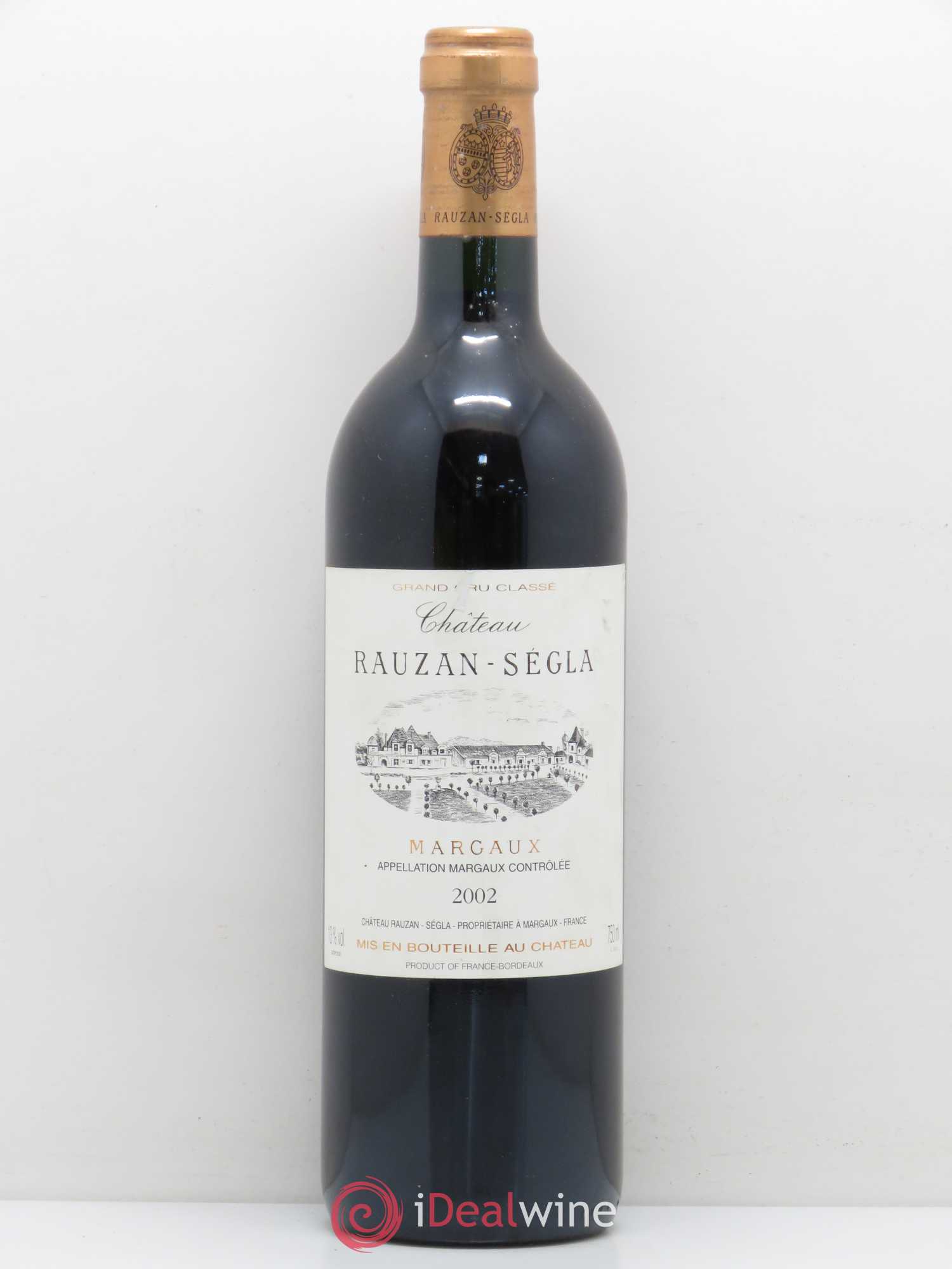 Château Rauzan Ségla Grand Cru Classé 2002 - Lot de 1 bouteille - 0