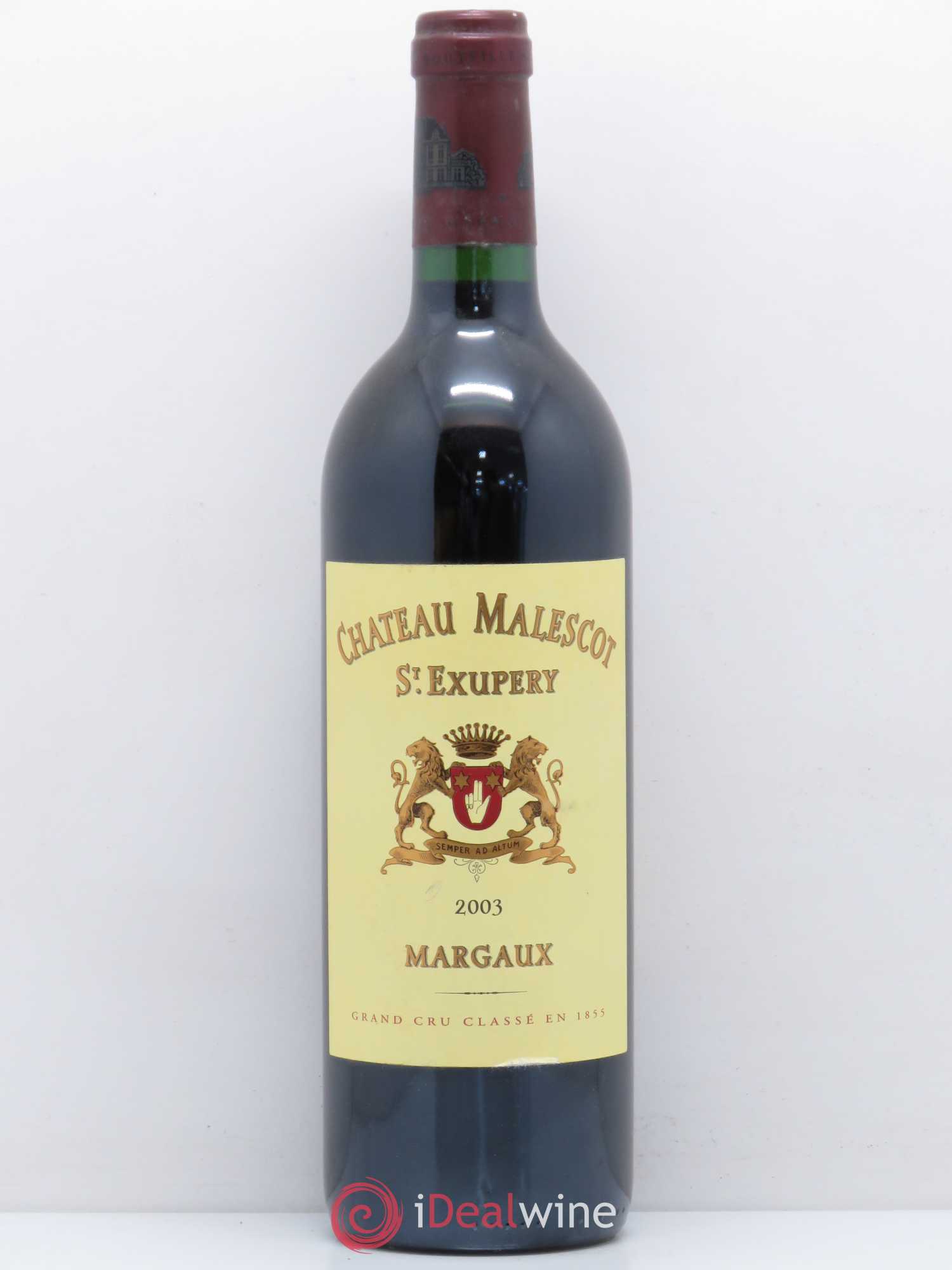 Château Malescot Saint-Exupéry 3ème Grand Cru Classé 2003 - Lot de 1 bouteille - 0