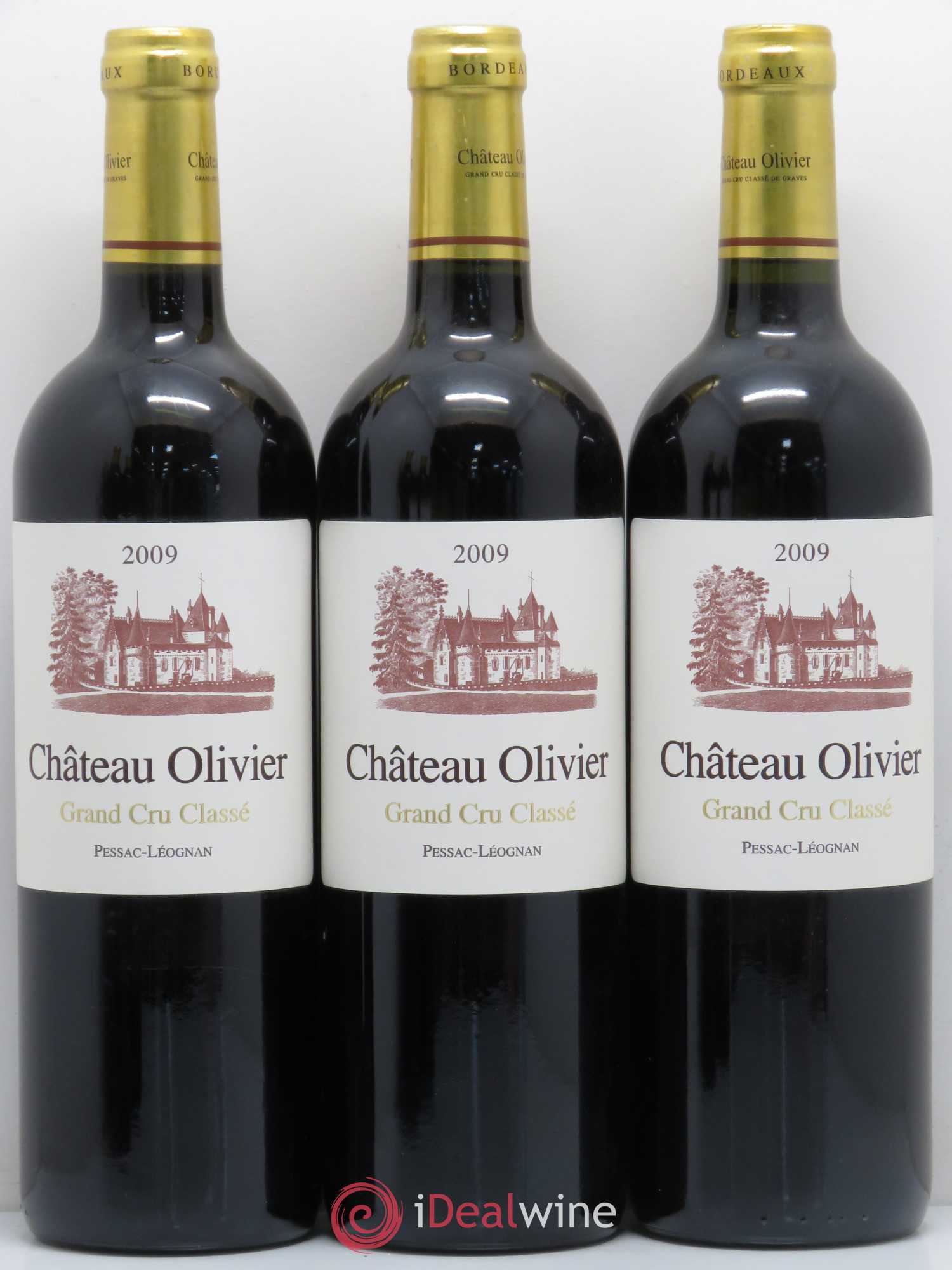 Château Olivier Cru Classé de Graves 2009 - Lot de 5 bouteilles - 1