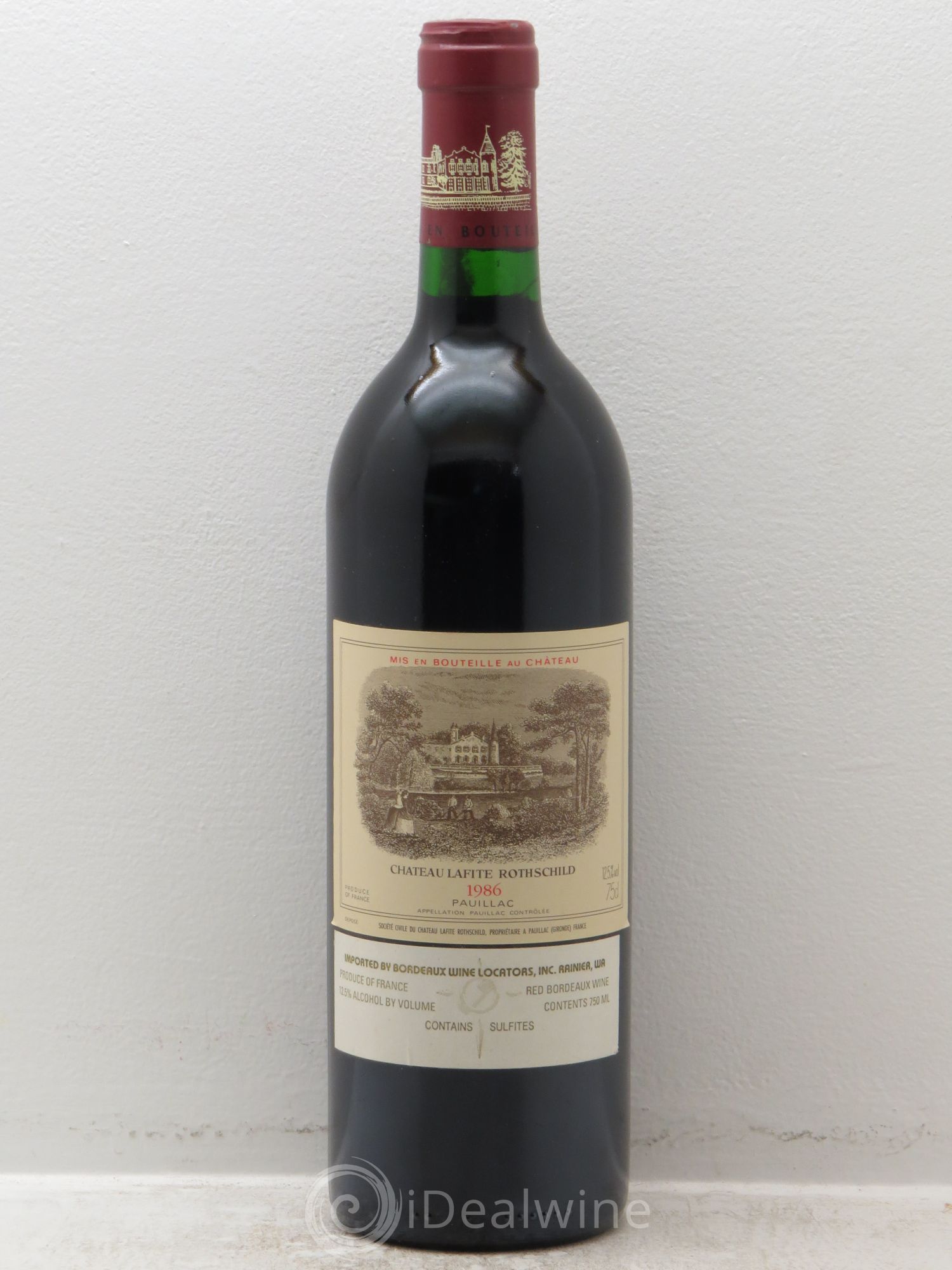 Château Lafite Rothschild 1er Grand Cru Classé 1986 - Lot de 1 bouteille - 0