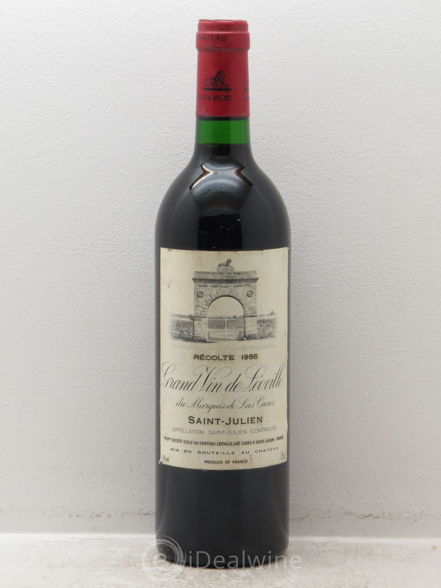 Château Léoville Las Cases 2ème Grand Cru Classé 1986 - Lot de 1 bouteille - 0