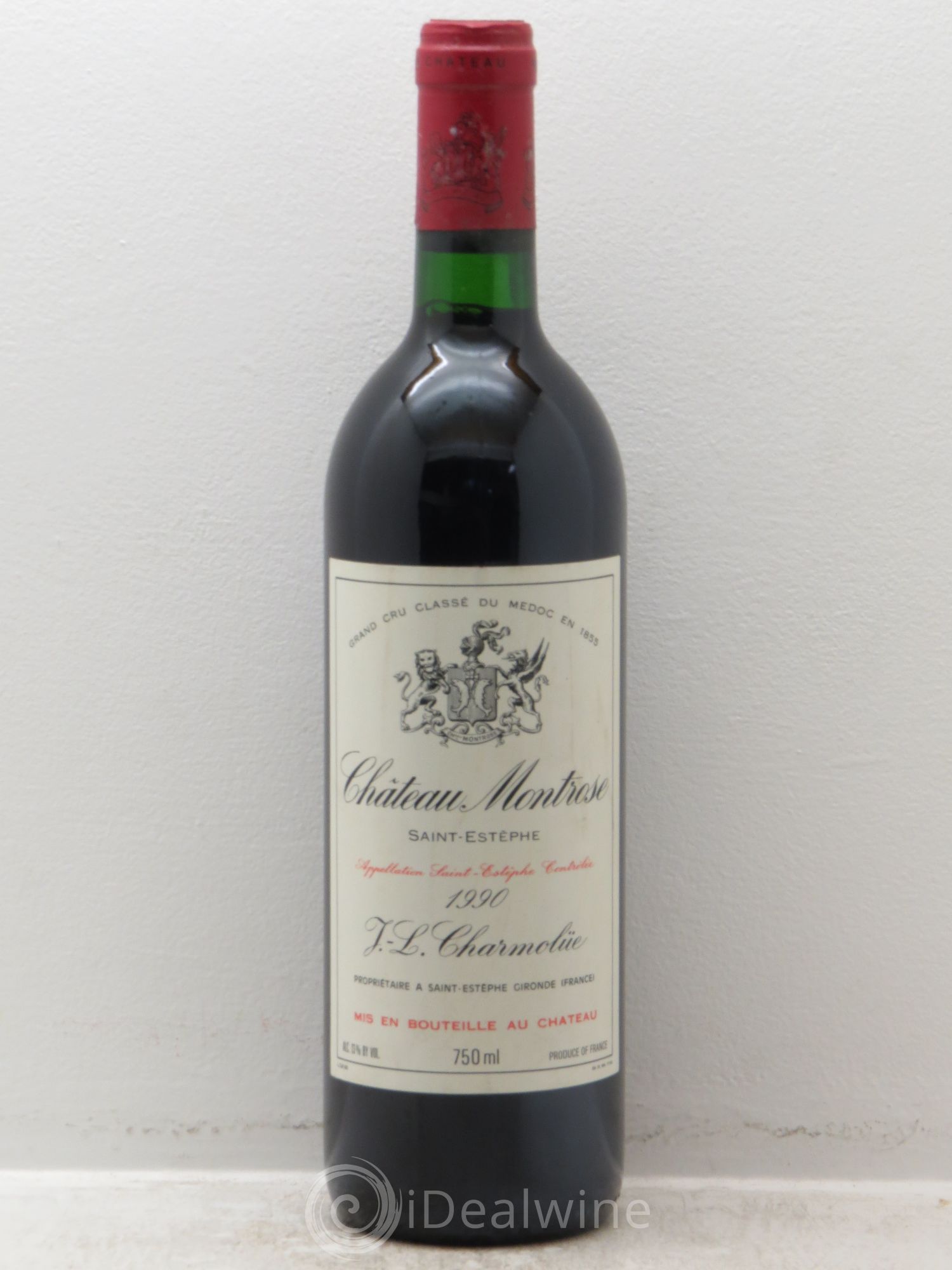 Château Montrose 2ème Grand Cru Classé 1990 - Lot de 1 bouteille - 0