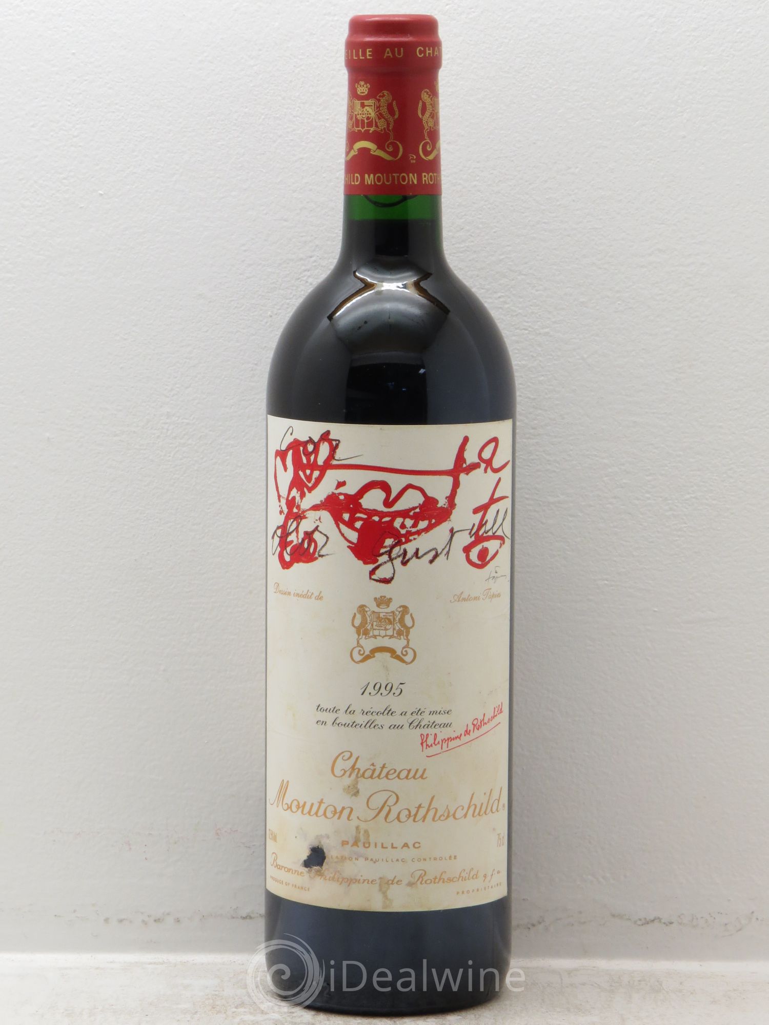 Château Mouton Rothschild 1er Grand Cru Classé 1995 - Lot de 1 bouteille - 0
