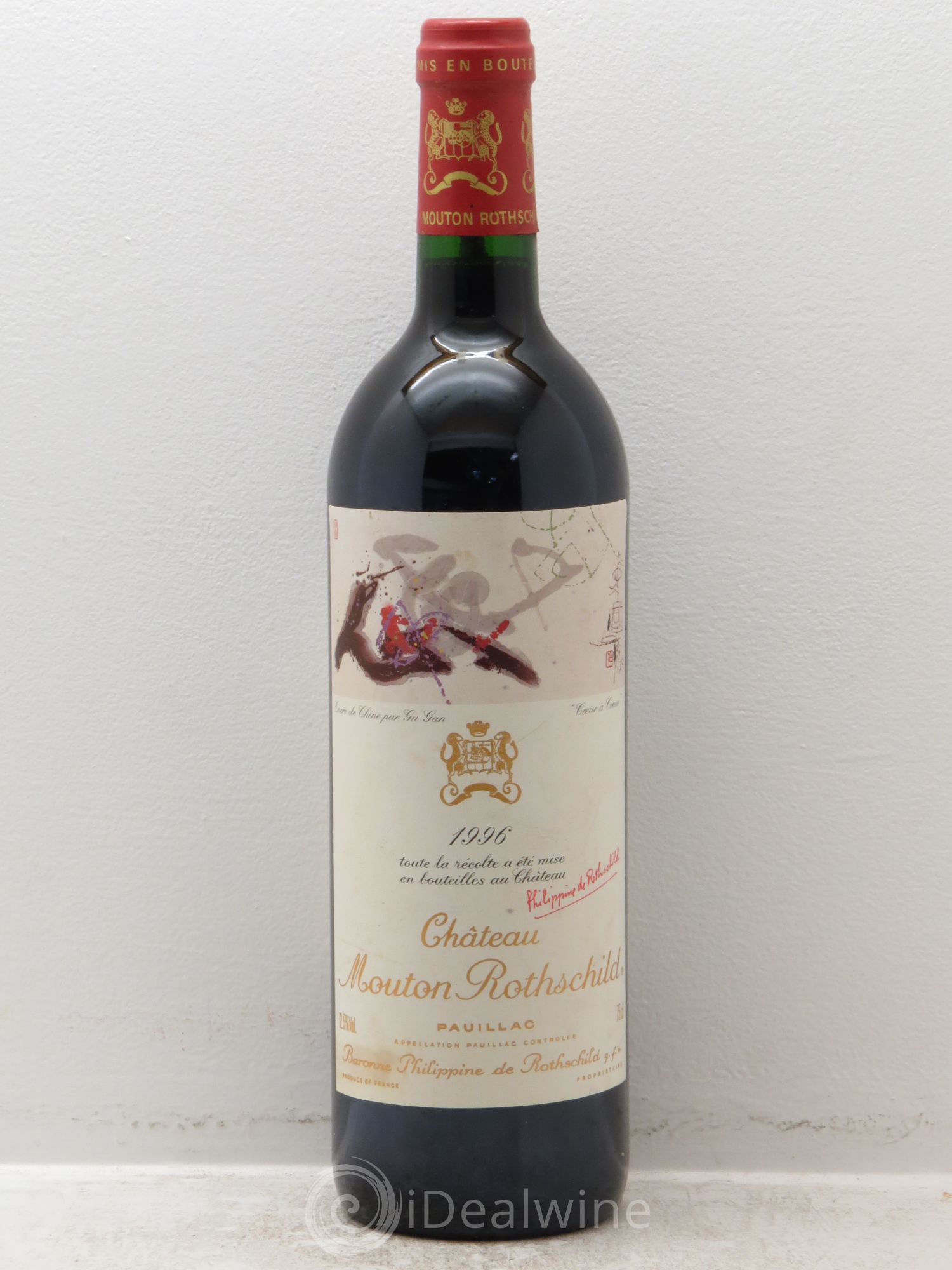 Château Mouton Rothschild 1er Grand Cru Classé 1996 - Lot de 1 bouteille - 0