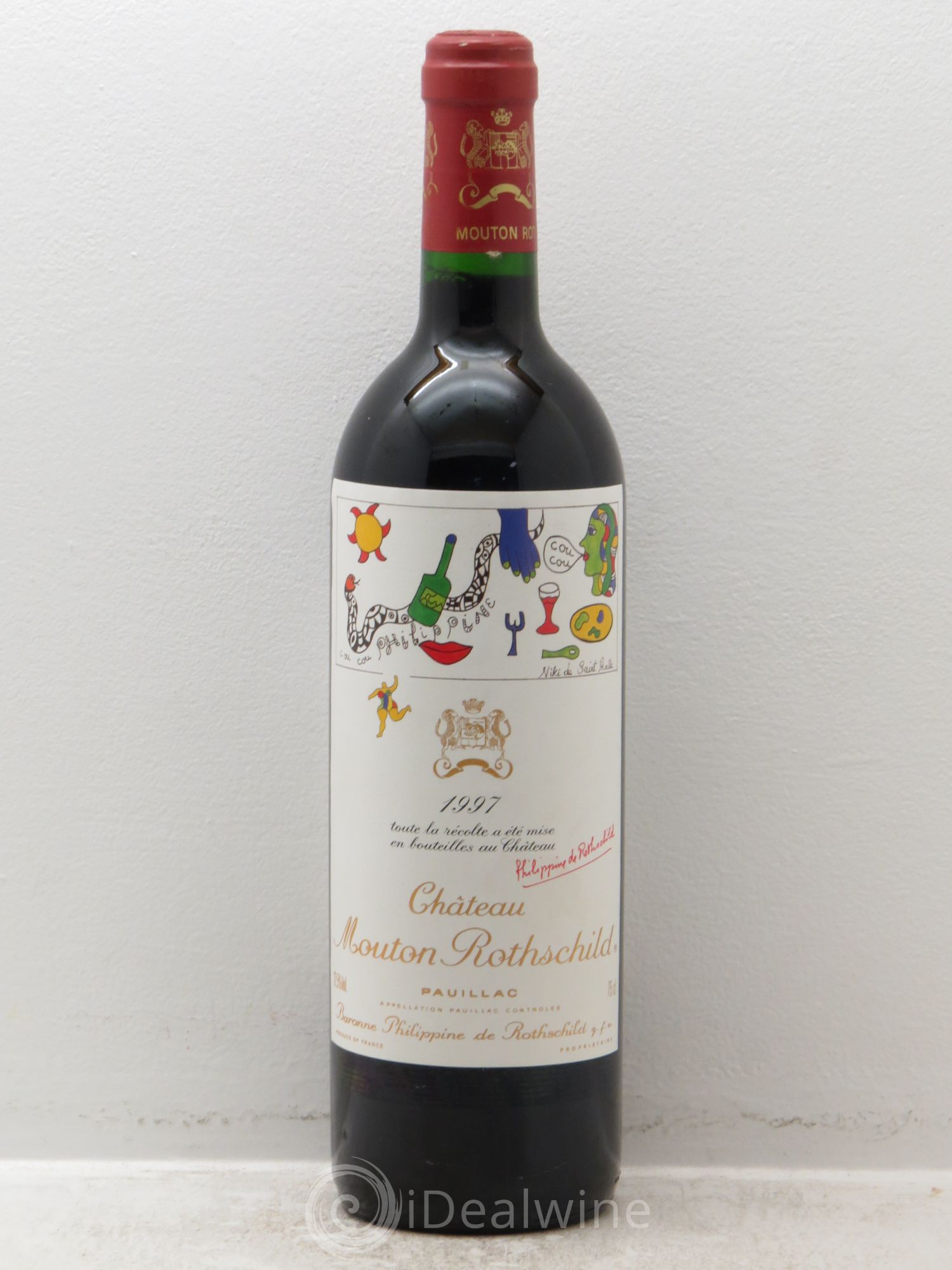 Château Mouton Rothschild 1er Grand Cru Classé 1997 - Lot de 1 bouteille - 0