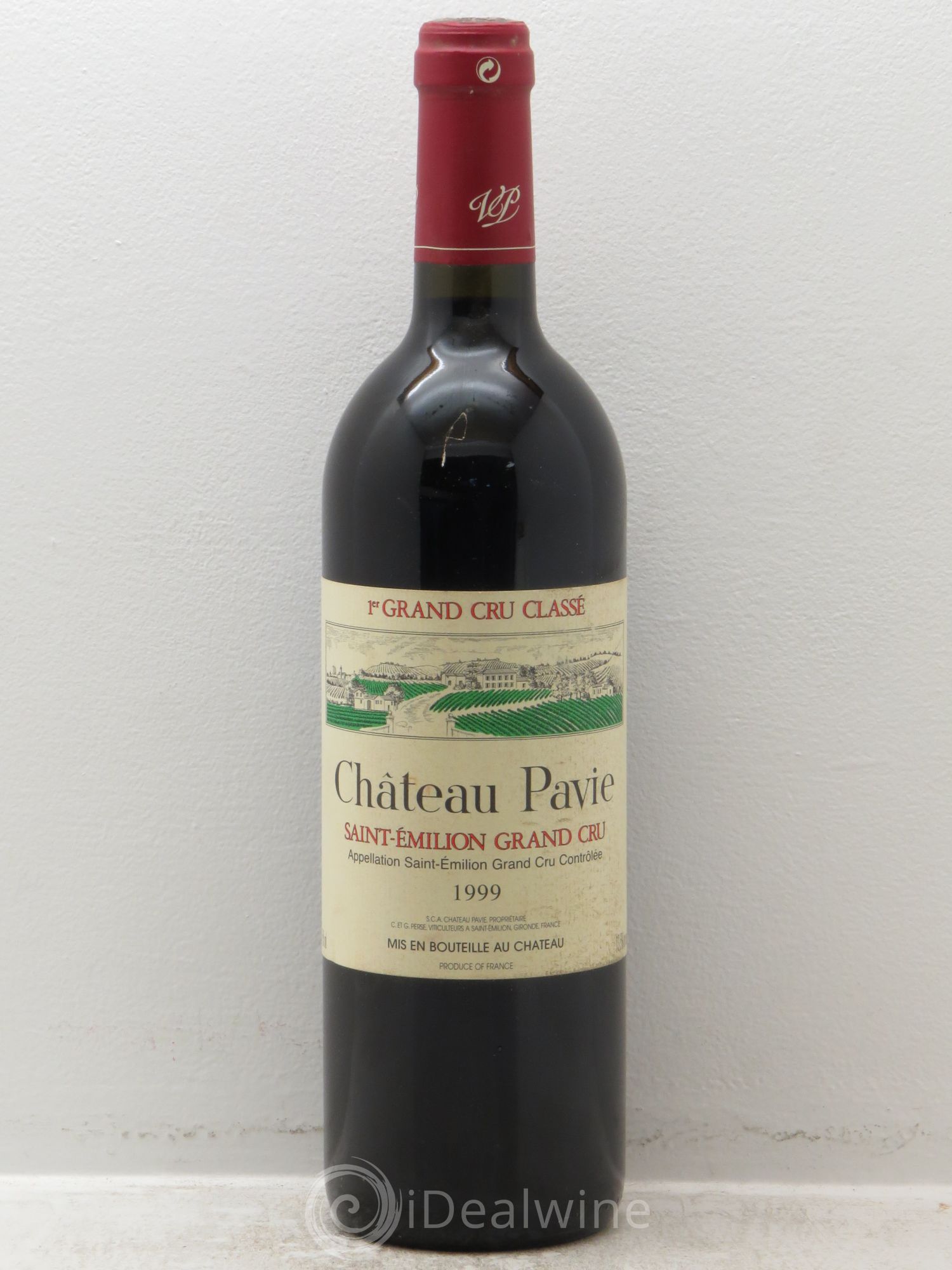 Château Pavie 1er Grand Cru Classé A 1999 - Lot de 1 bouteille - 0