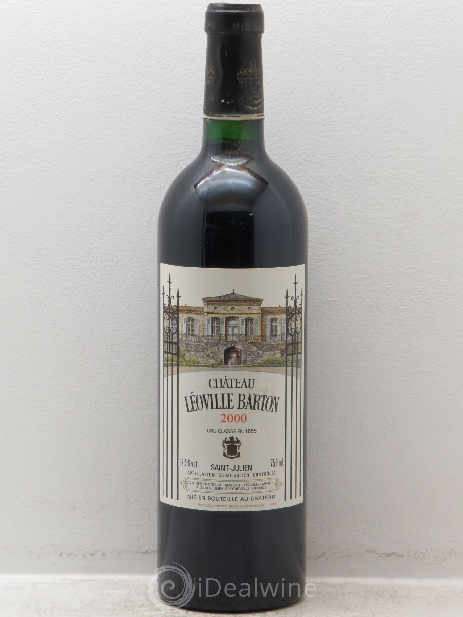 Château Léoville Barton 2ème Grand Cru Classé 2000 - Lot de 1 bouteille - 0