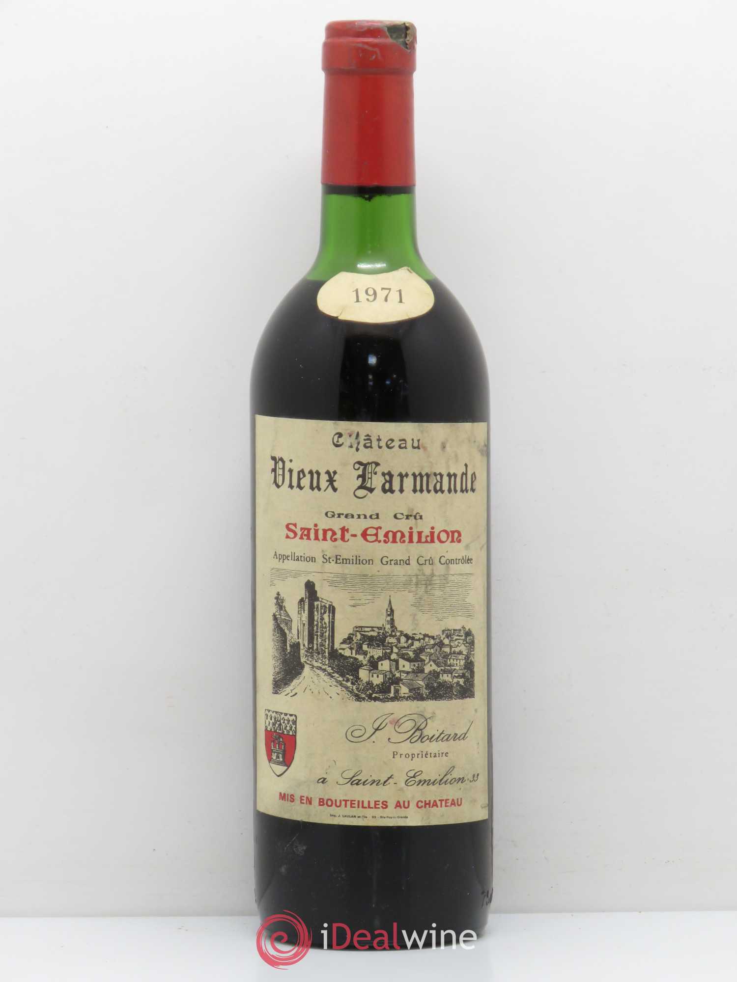Saint-Émilion Grand Cru Vieux Larmande 1971 - Posten von 1 Flasche - 0