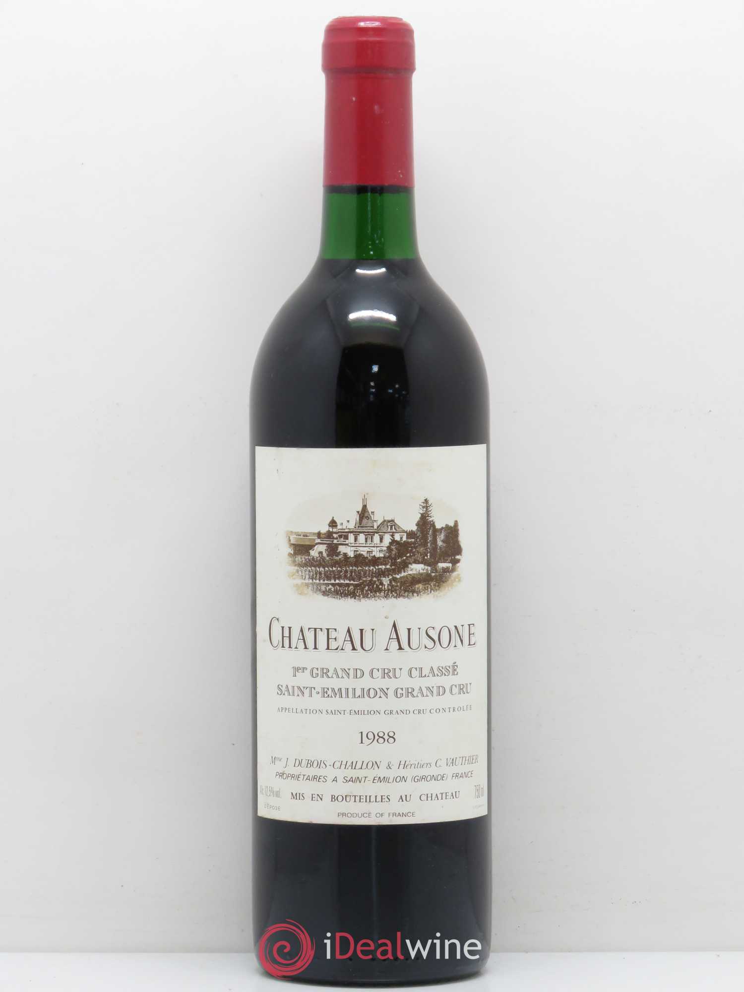 Château Ausone 1er Grand Cru Classé A 1988 - Lot de 1 bouteille - 0