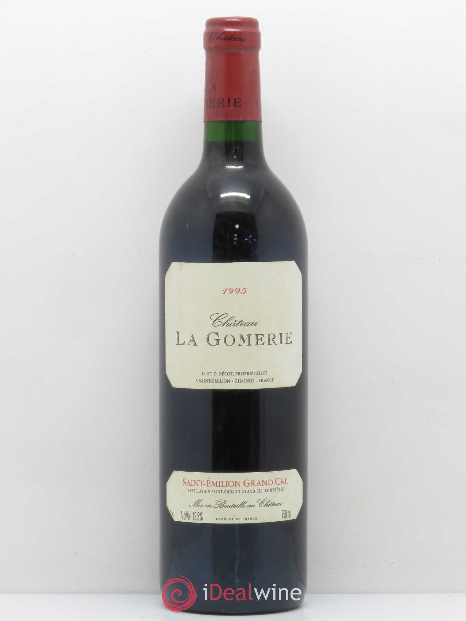 Château La Gomerie 1995 - Lot de 1 bouteille - 0