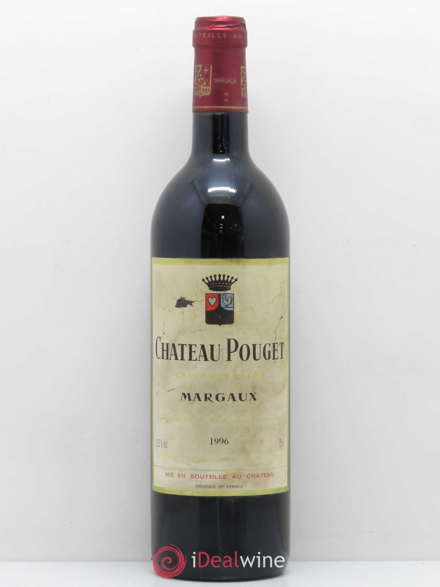 Château Pouget 4ème Grand Cru Classé 1996 - Lot de 1 bouteille - 0