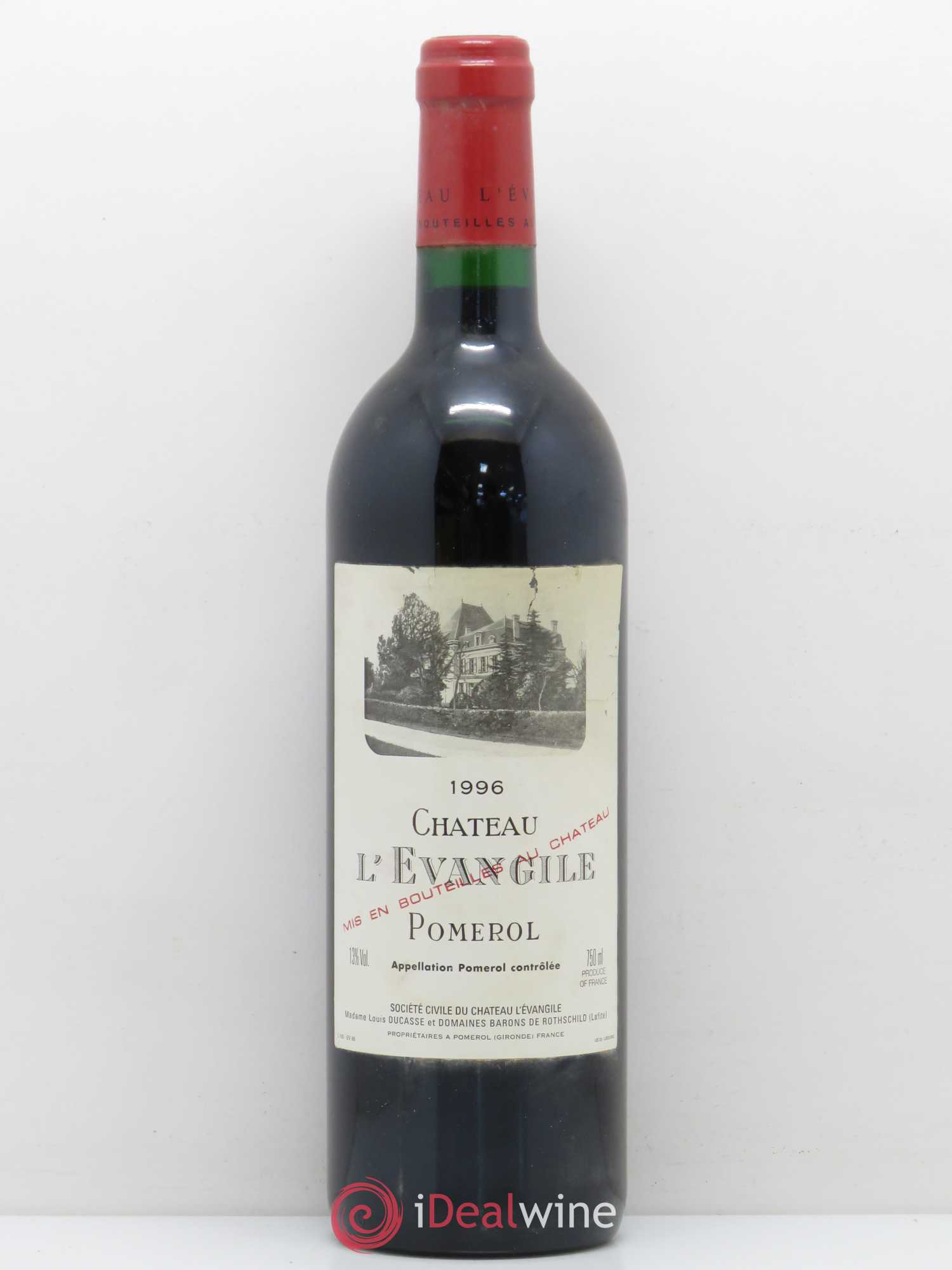Château l' Évangile 1996 - Lot de 1 bouteille - 0