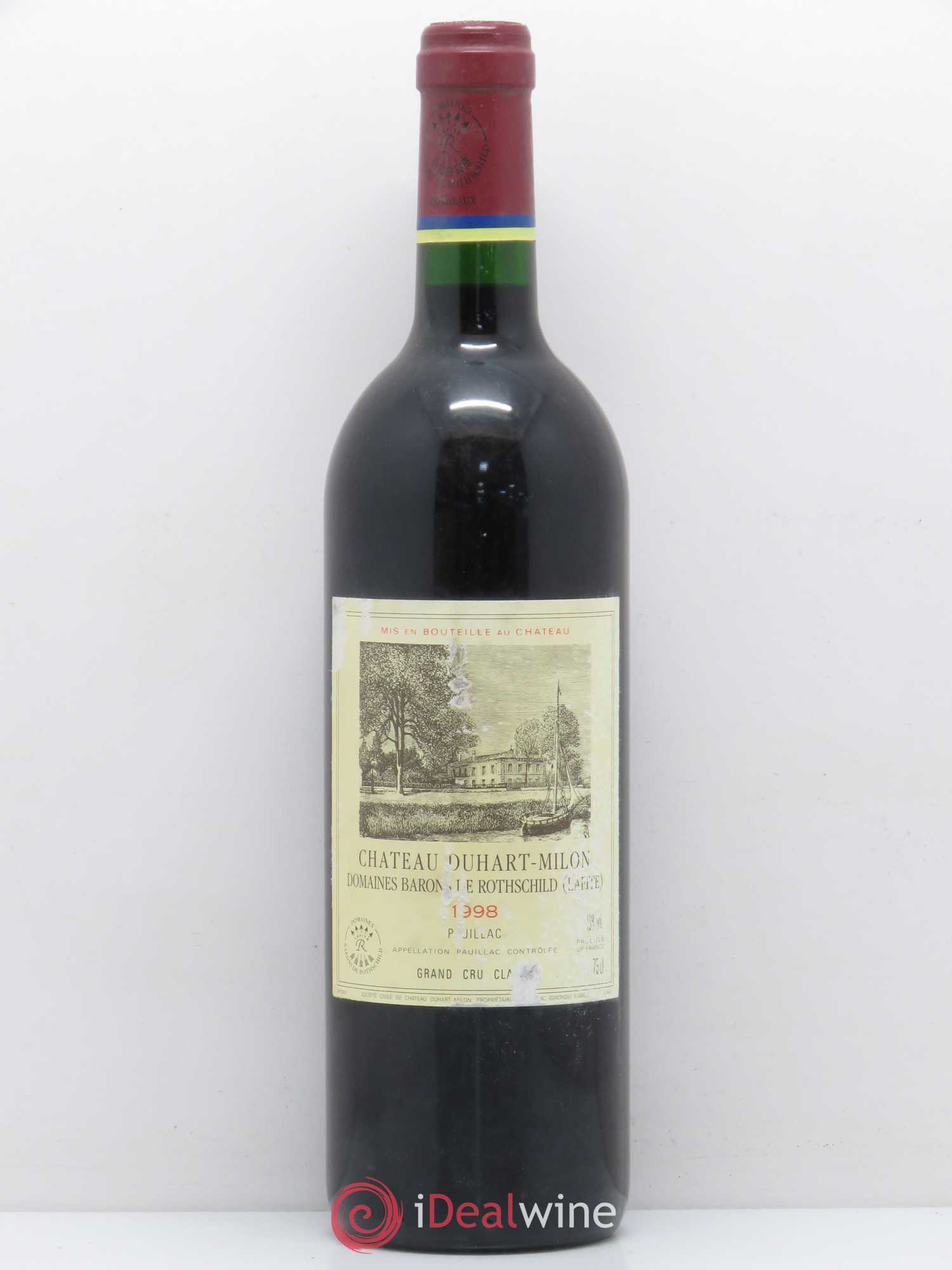 Château Duhart-Milon 4ème Grand Cru Classé 1998 - Lot de 1 bouteille - 0