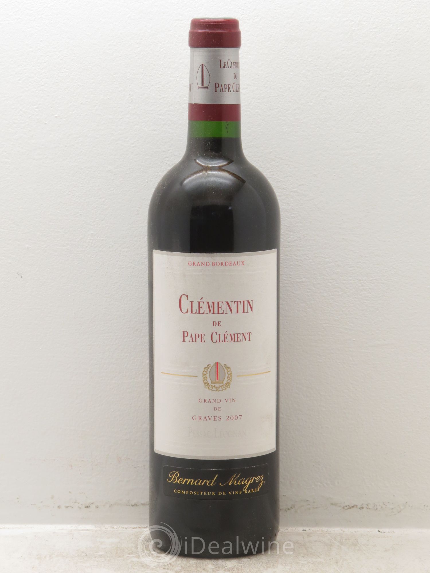 Le Clémentin de Pape Clément Second Vin 2007 - Lot de 6 bouteilles - 0