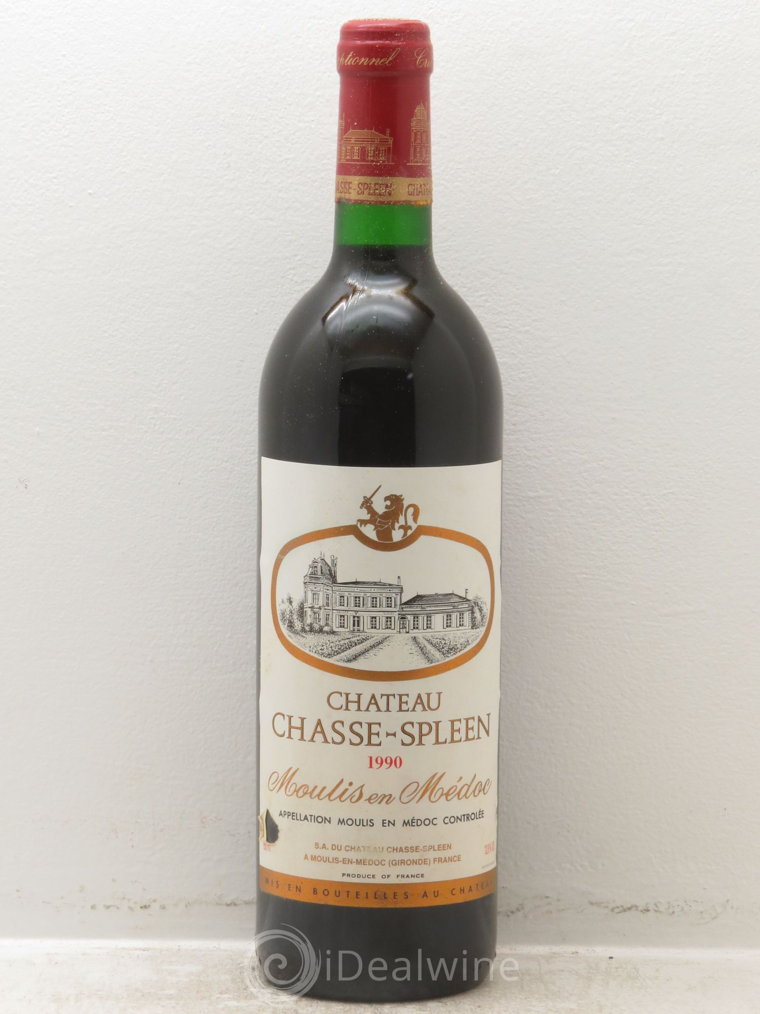Château Chasse Spleen 1990 - Lot de 12 bouteilles - 0