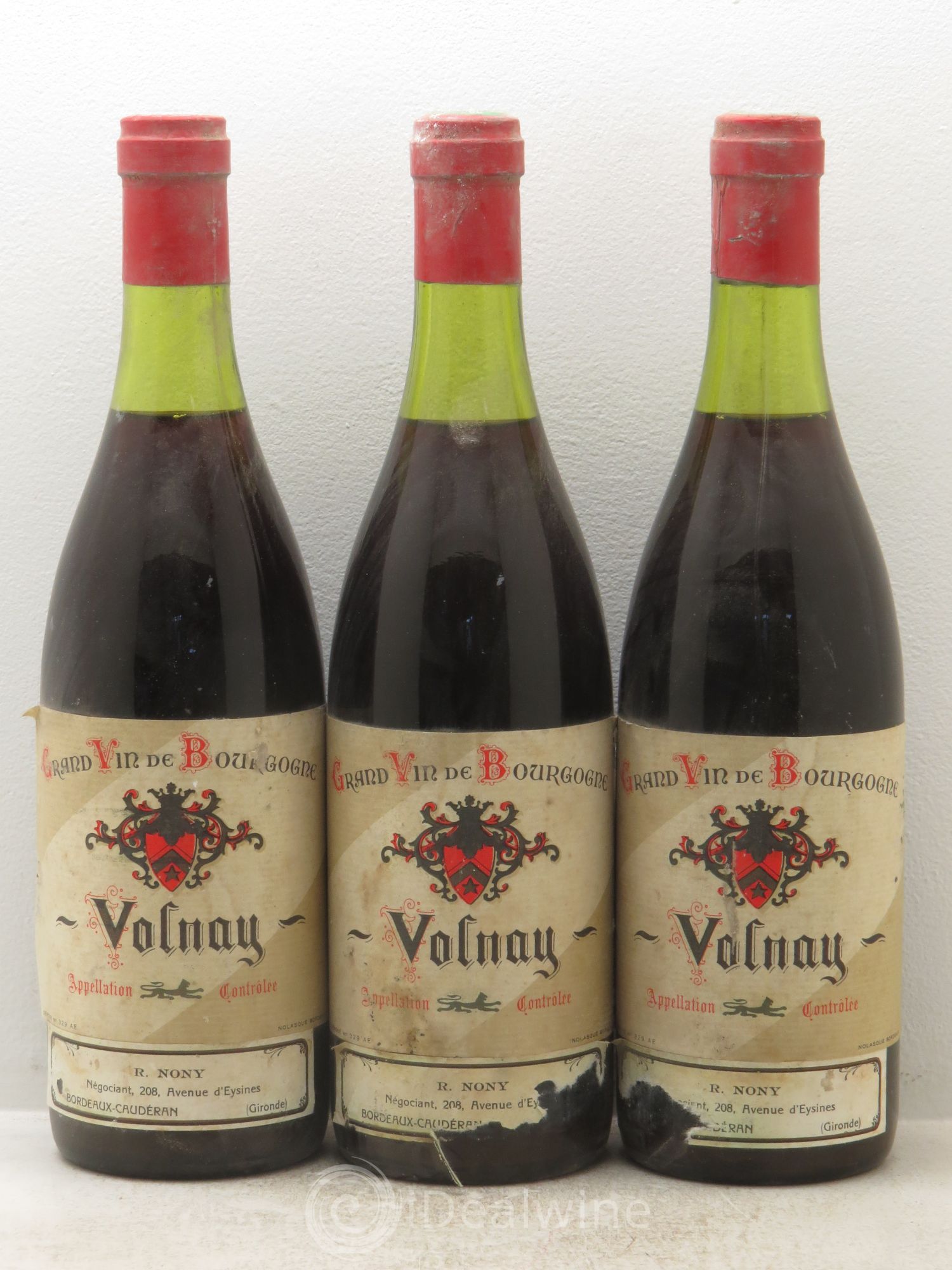 Volnay Négoce R.Nony (sans prix de réserve) - Posten von 3 Flaschen - 0