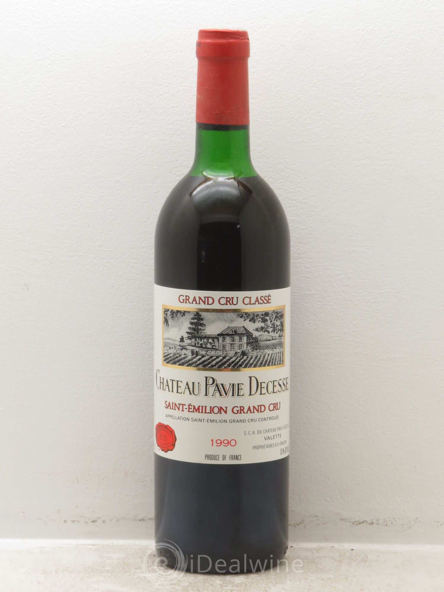 Château Pavie Decesse Grand Cru Classé 1990 - Lot de 12 bouteilles - 0