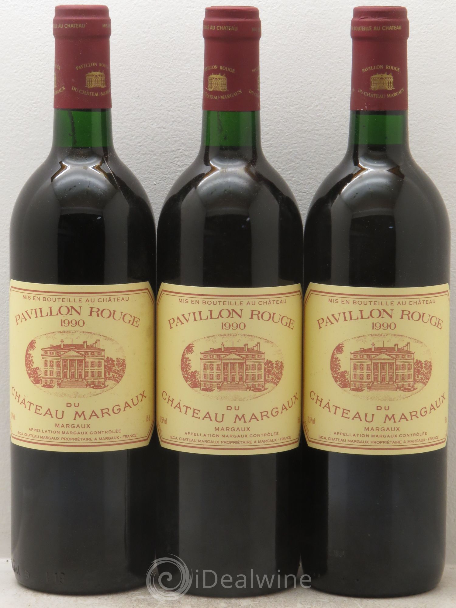 Pavillon Rouge du Château Margaux Second Vin 1990 - Lot de 12 bouteilles - 2