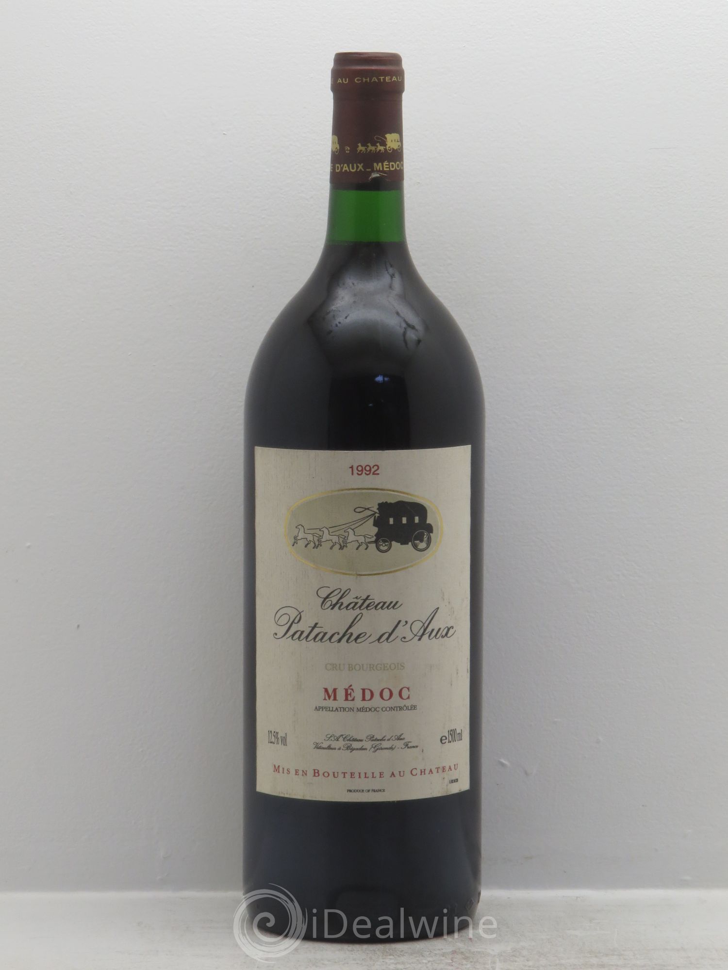 Château Patache d'Aux Cru Bourgeois 1992 - Lot de 1 magnum - 0