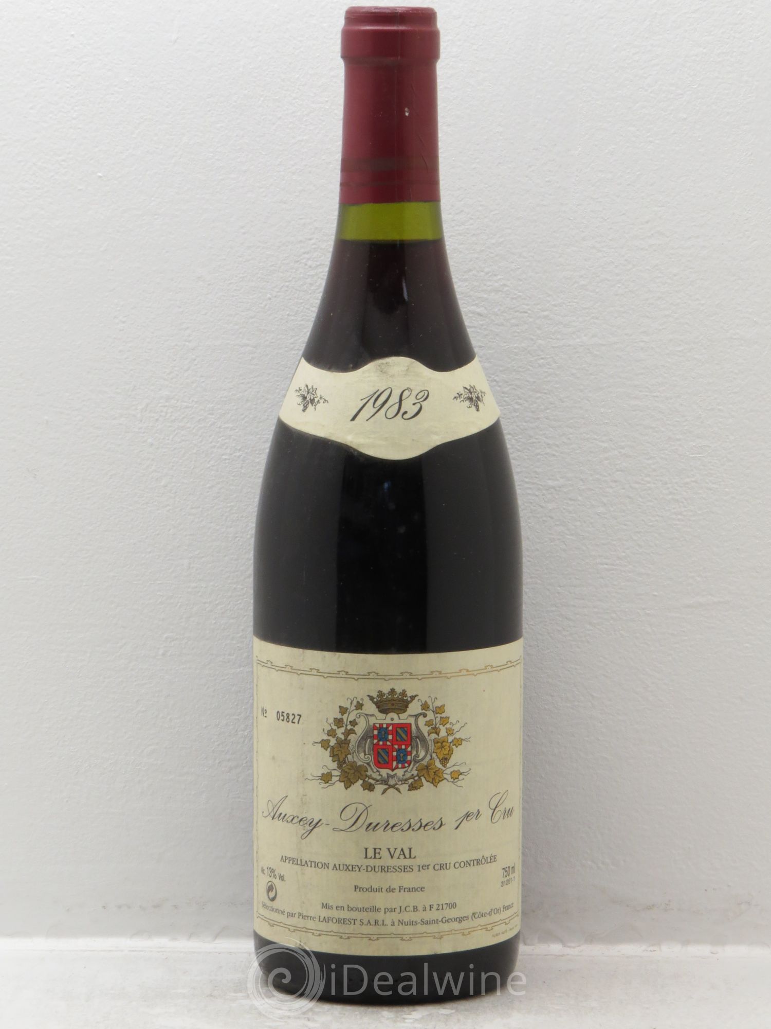 Auxey-Duresses 1er Cru Le Val - Mis en bouteille par JCB 1983 - Posten von 1 Flasche - 0