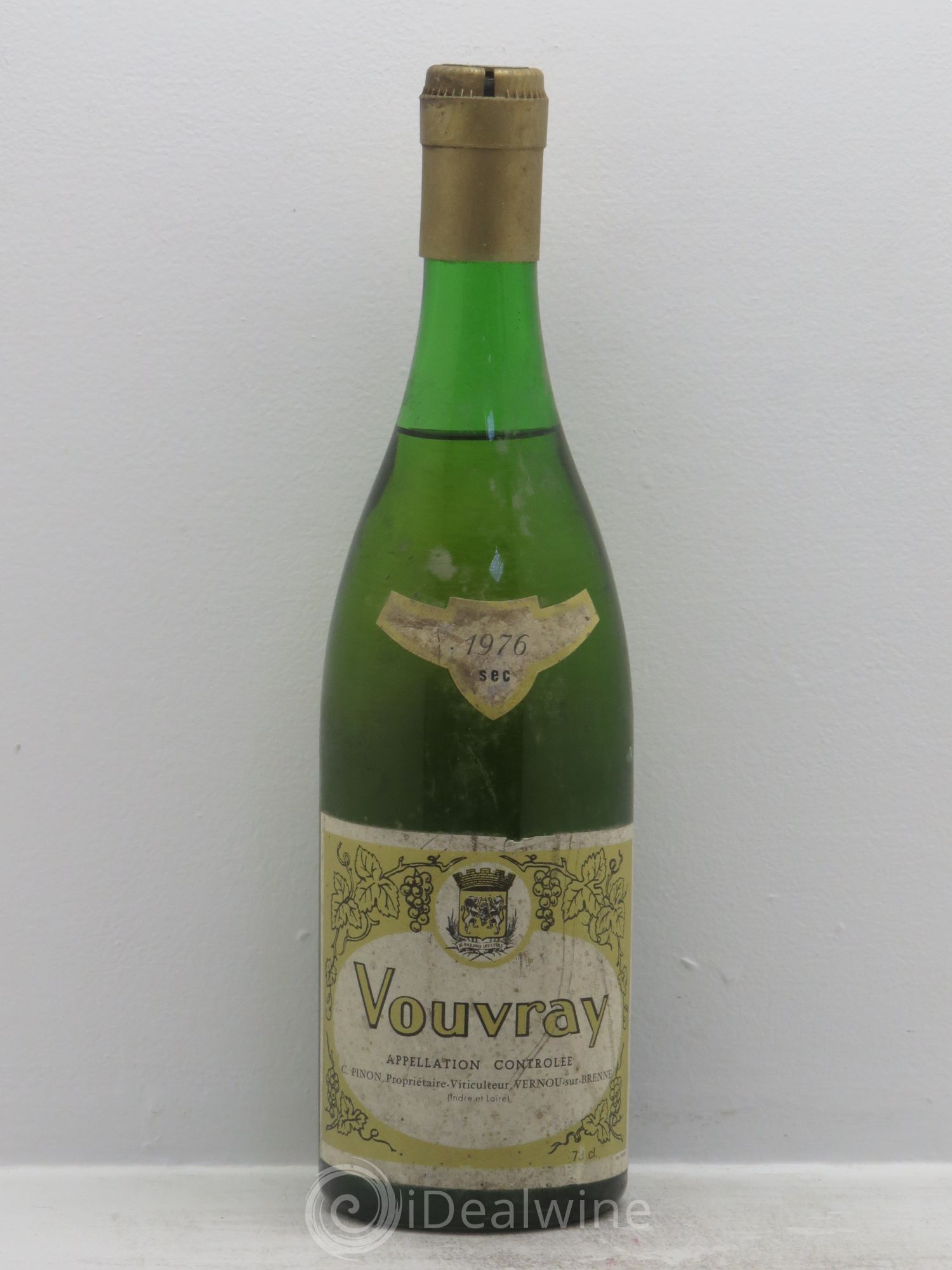 Vouvray Domaine Pinon 1976 - Posten von 1 Flasche - 0