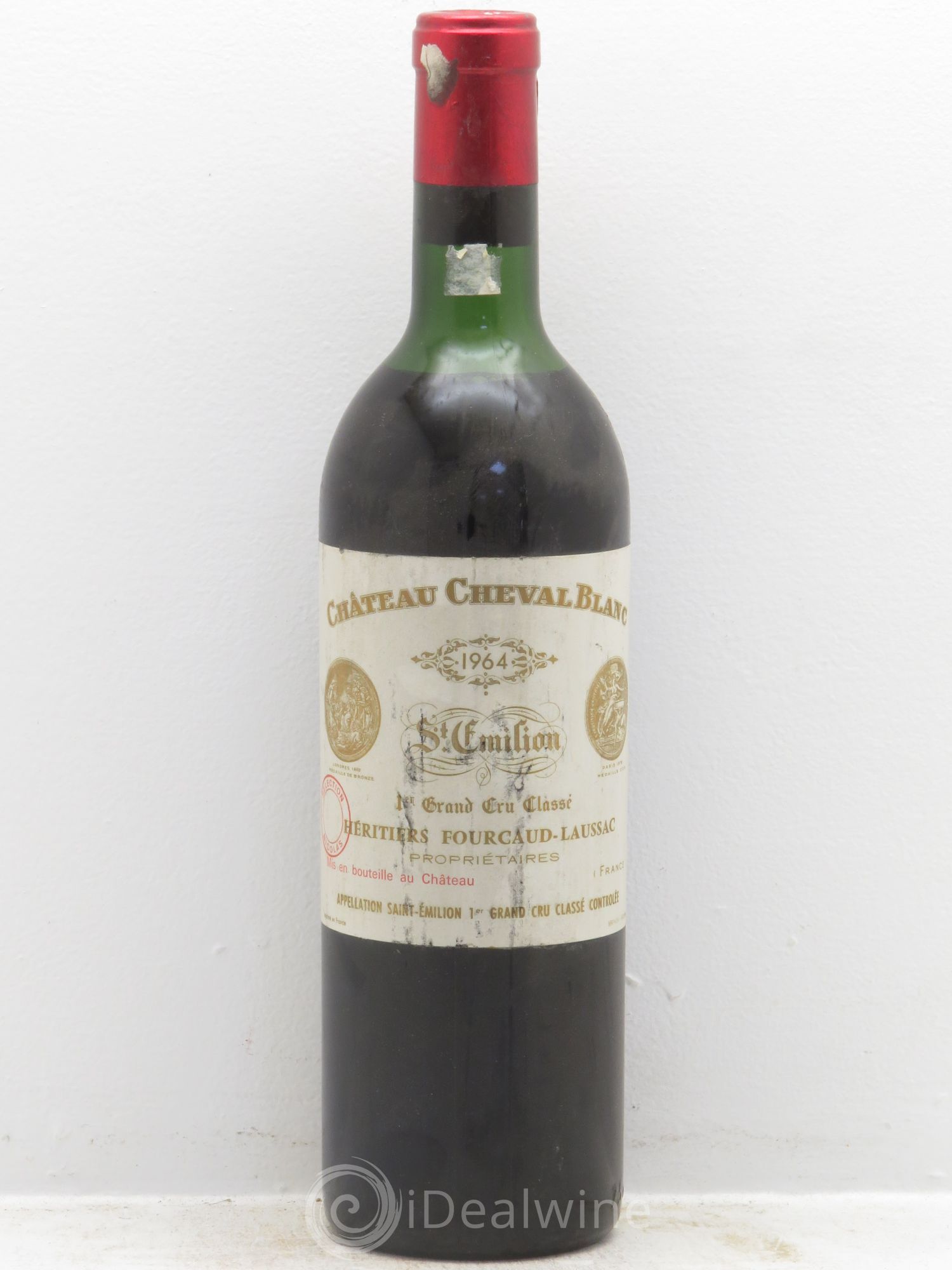 Château Cheval Blanc 1er Grand Cru Classé A 1964 - Lot de 1 bouteille - 0