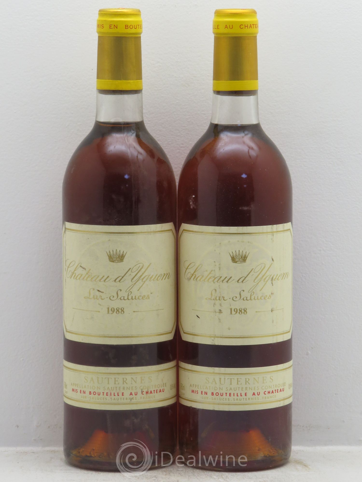 Château d' Yquem 1er Cru Classé Supérieur 1988 - Lotto di 2 bottiglie - 0