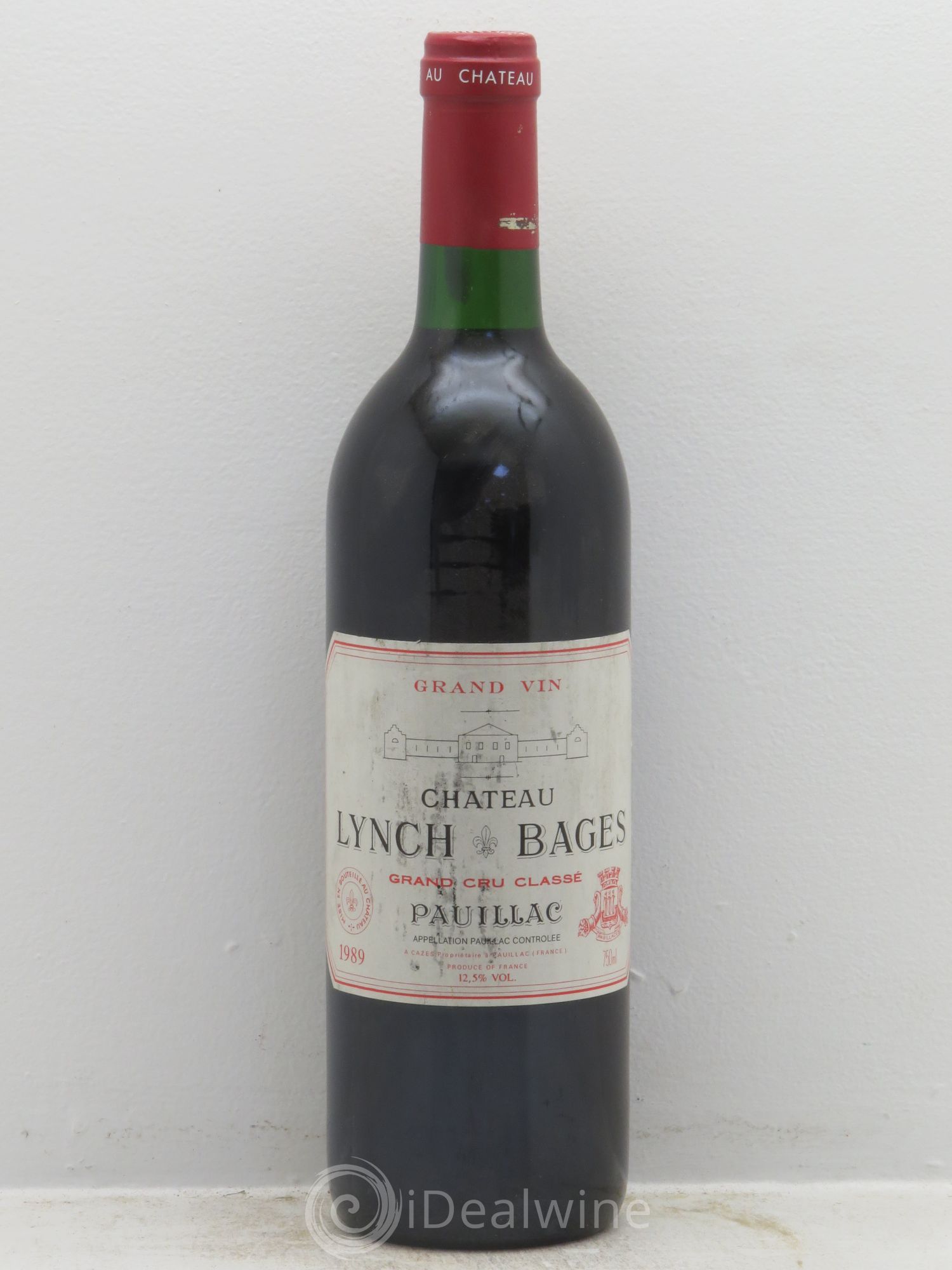 Château Lynch Bages 5ème Grand Cru Classé 1989 - Lot de 1 bouteille - 0